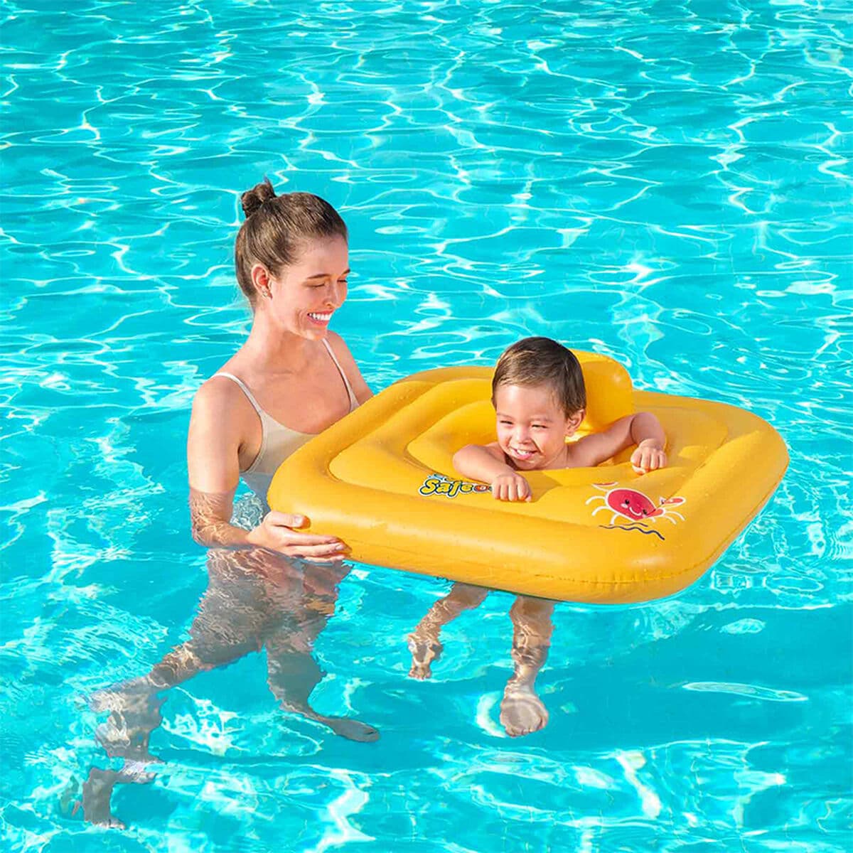 Bestway Aufblasbare Sicherheitsweste für Babys 51x46cm, 3 bis 6 Jahre, Strand und Pool 32034 - Thumbnail 3