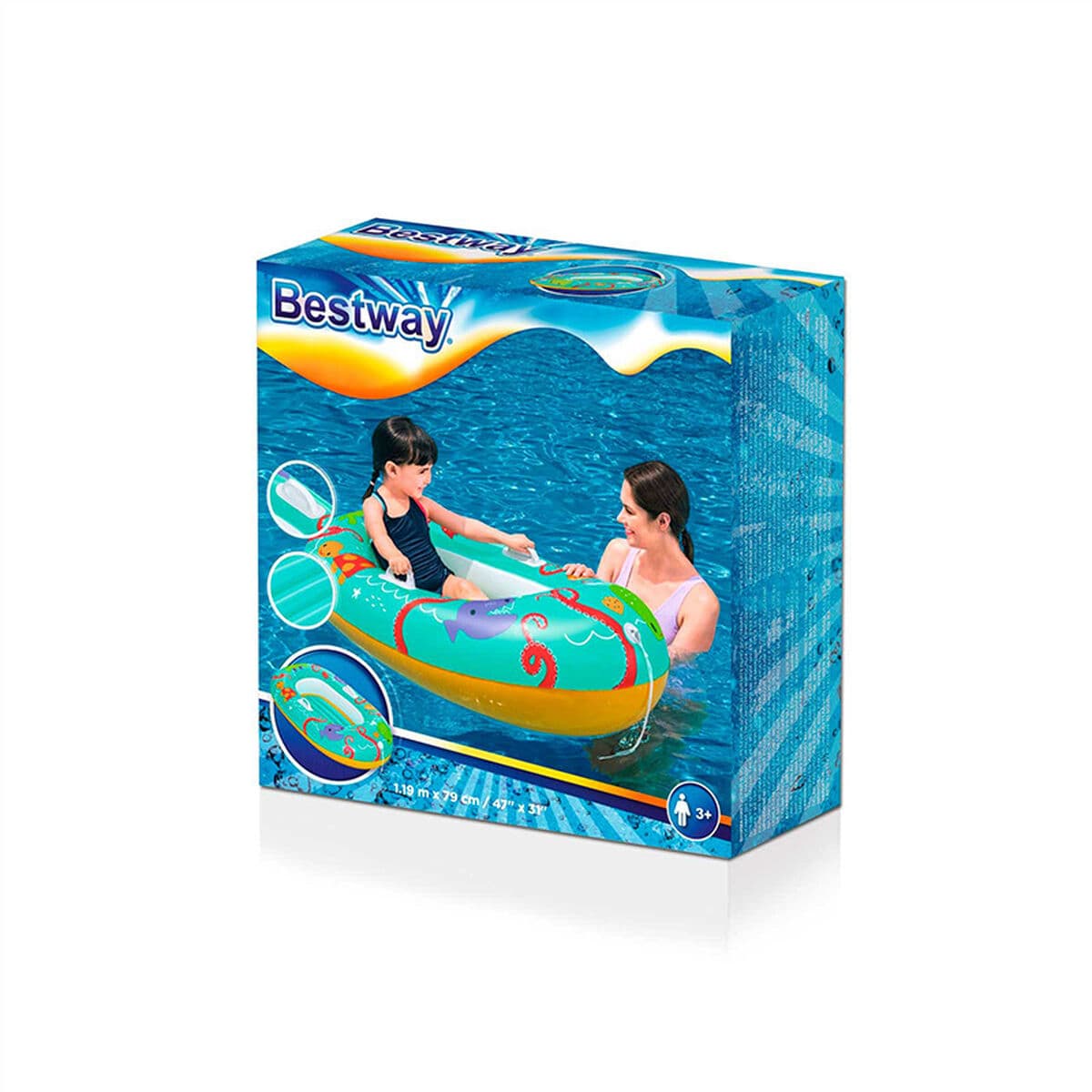 Bestway Aufblasbare Ärmel Verziert Sicherheit Baby 25x15 cm +3 bis 6 Jahre Strand und Pool 32273 - Thumbnail 2