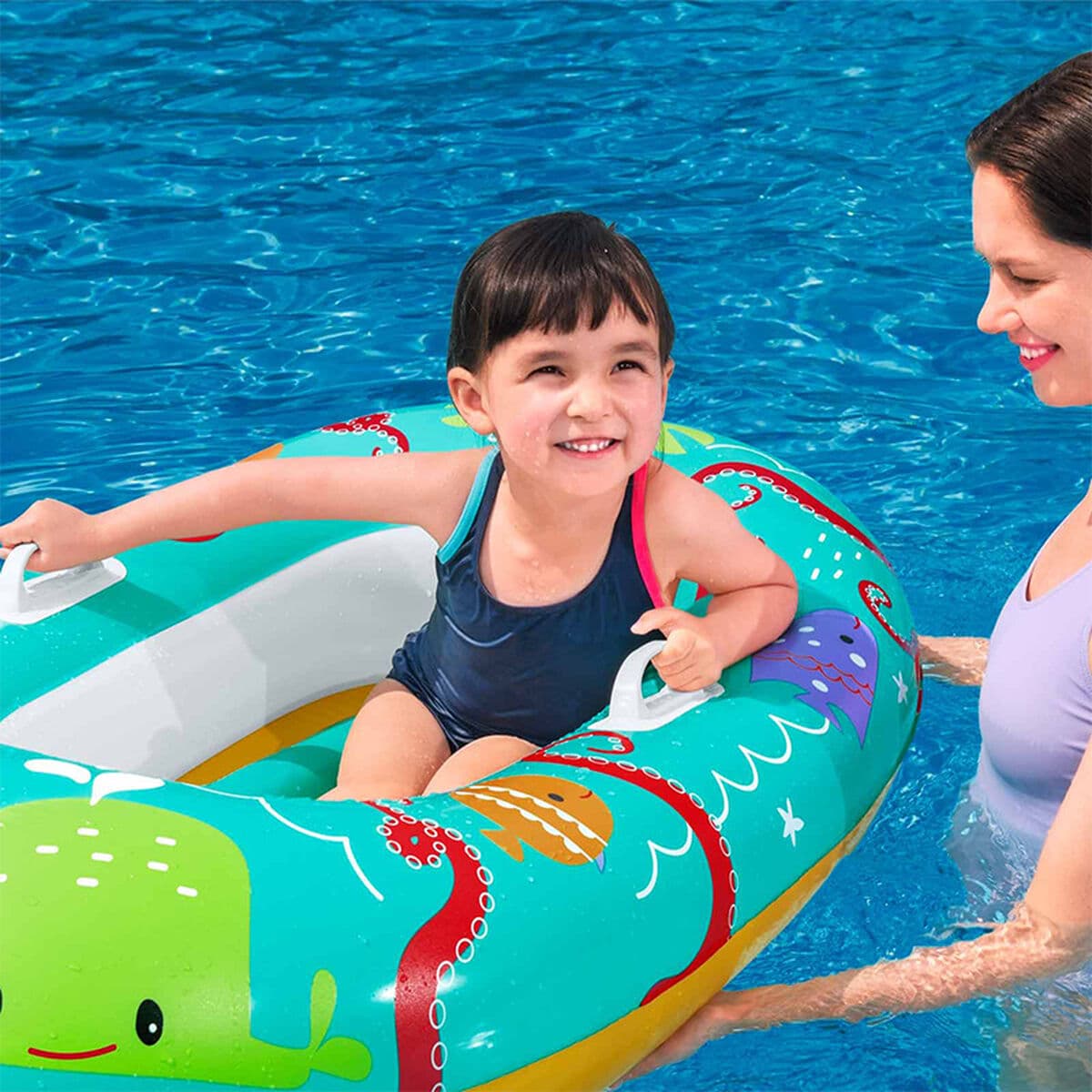 Bestway Aufblasbare Ärmel Verziert Sicherheit Baby 25x15 cm +3 bis 6 Jahre Strand und Pool 32273 - Thumbnail 3