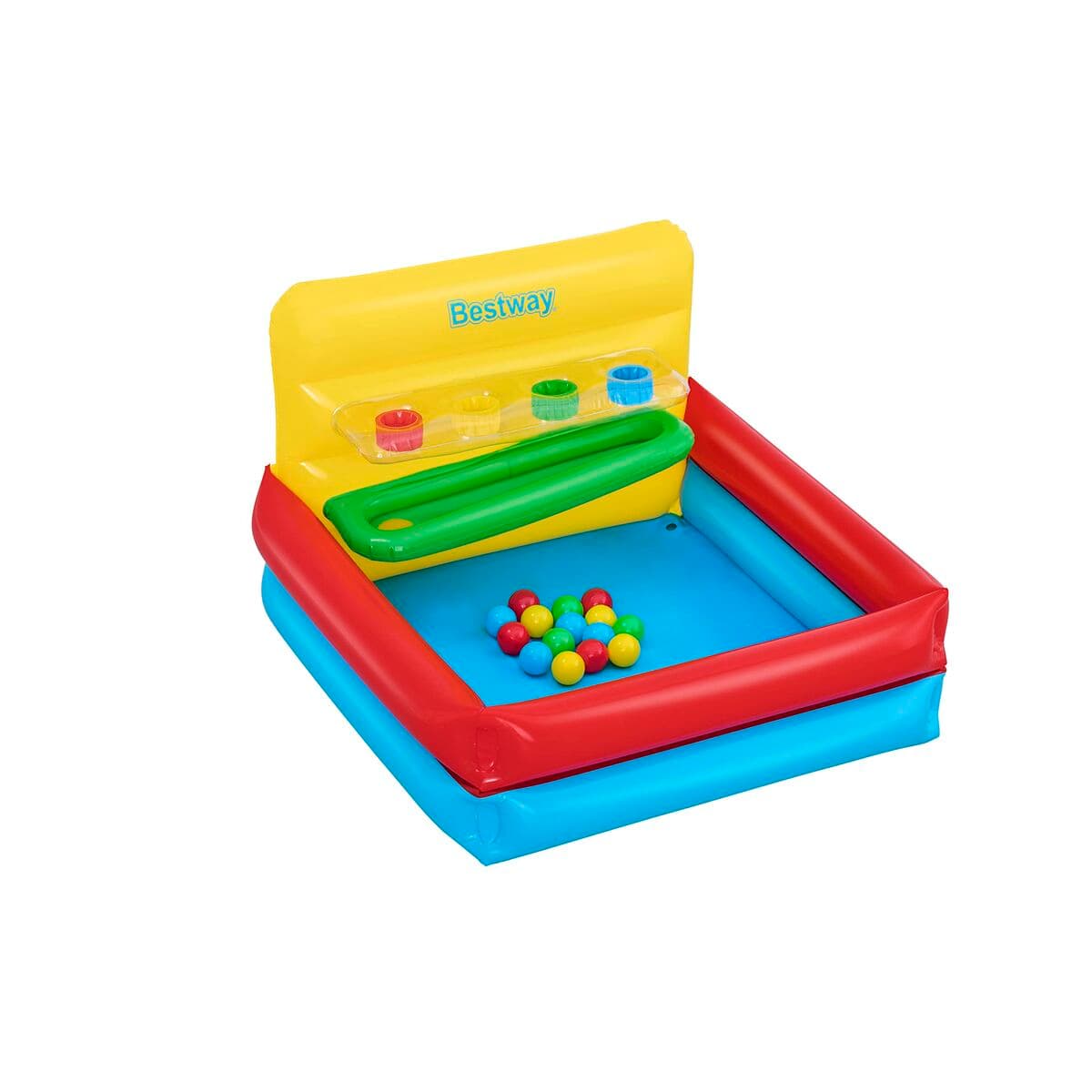 Bestway Kinderpool Aufblasbar Spiel mit Bällen 104x94x61 cm +2 Jahre Garten 52546 - Thumbnail 7