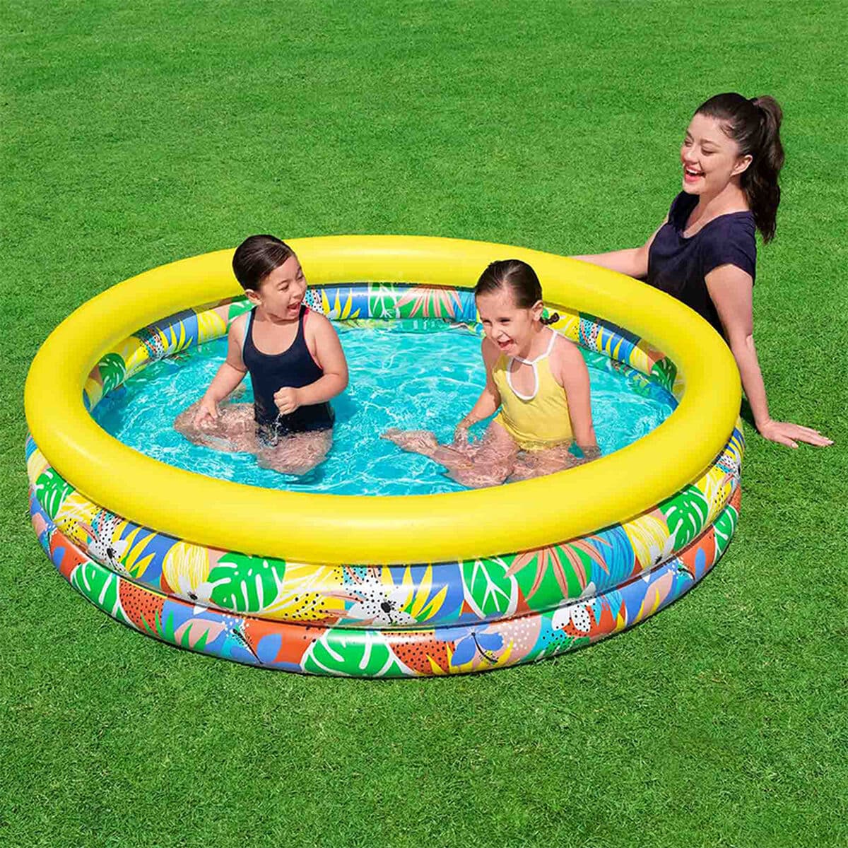 Aufblasbares Planschbecken für Kinder Bestway 168 x 38 cm - Thumbnail 3