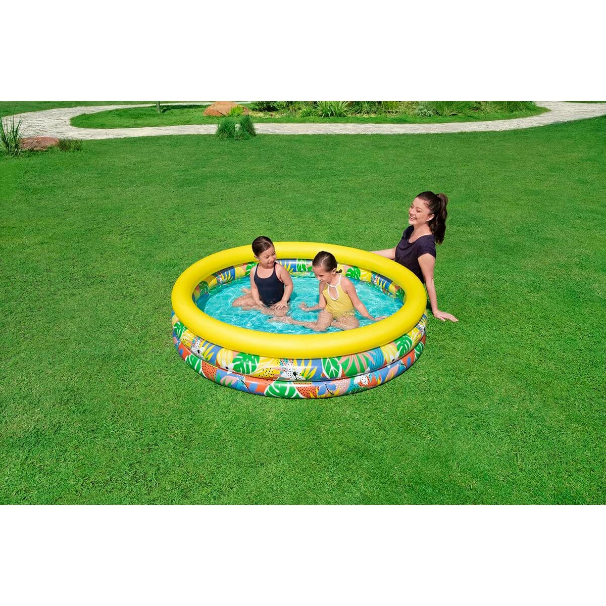 Aufblasbares Planschbecken für Kinder Bestway 168 x 38 cm - Thumbnail 5