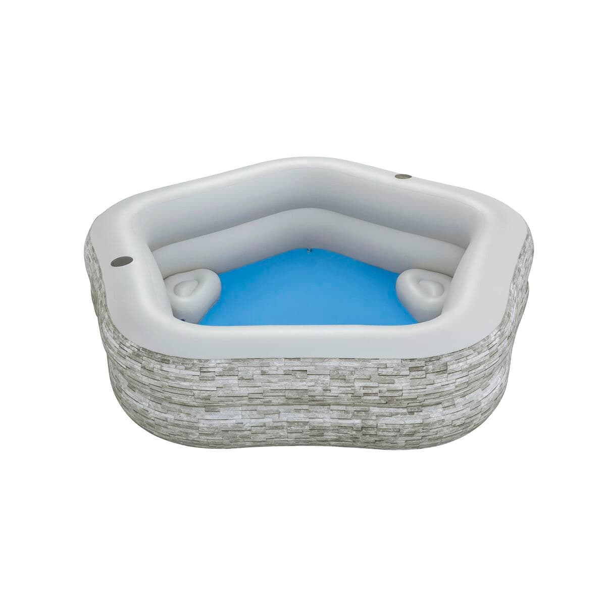Bestway Aufblasbares Familienpool 213x206x53 cm +6 Jahre Garten 54423 - Thumbnail 7