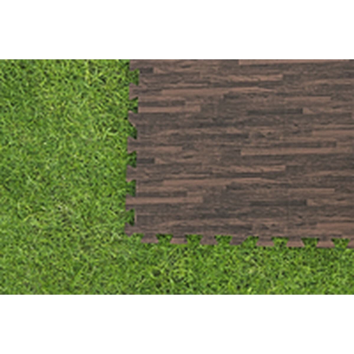 Bestway Suelo Pool-Schaum Holzstil Retractil 12 Stücke 50x50 cm Garten 58712 - Thumbnail 5