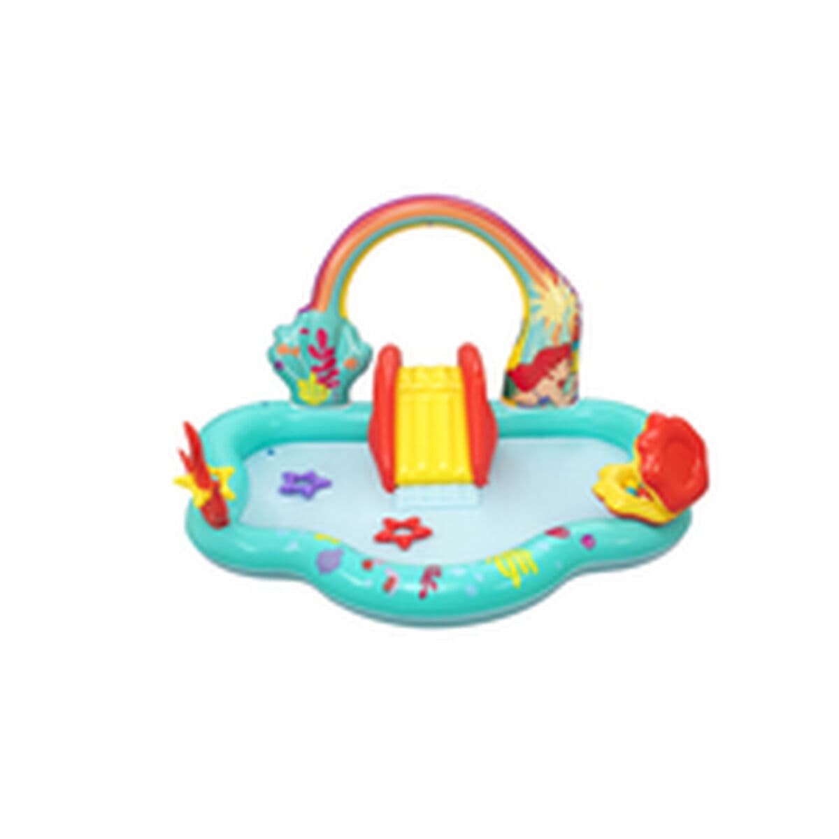 Bestway Aufblasbares Schwimmbad Spielplatz Disney Meerjungfrau 221x193x117cm +2 Jahre Garten 91097 - Thumbnail 8