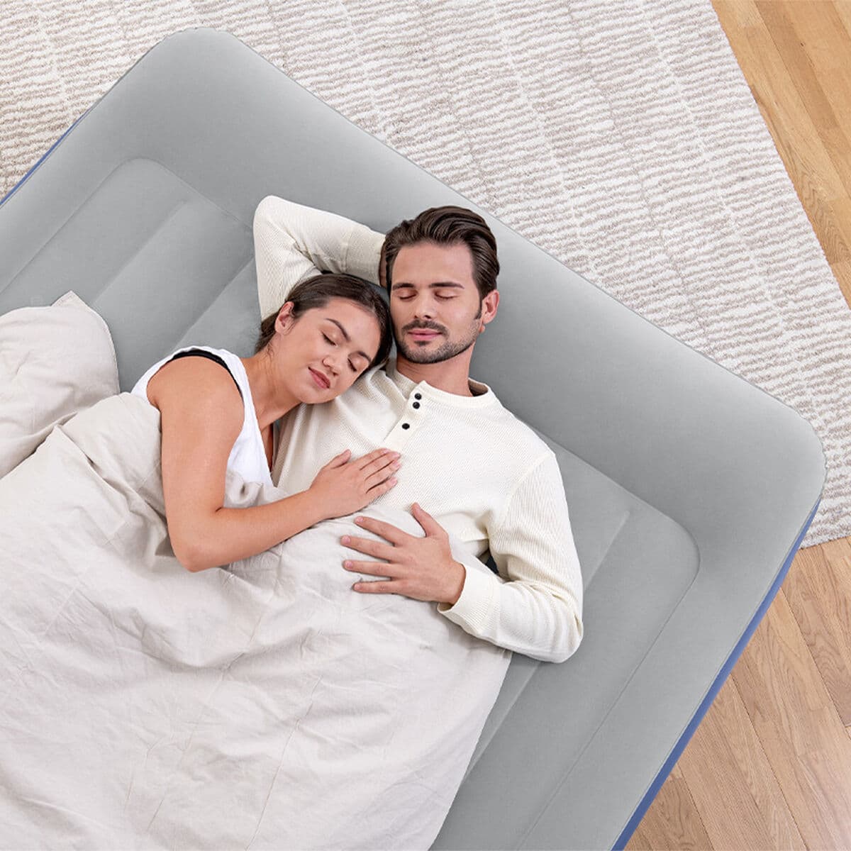 Bestway Doppelbett mit Motor 203x152x56 cm aufblasbar und Camping 67614 - Thumbnail 3