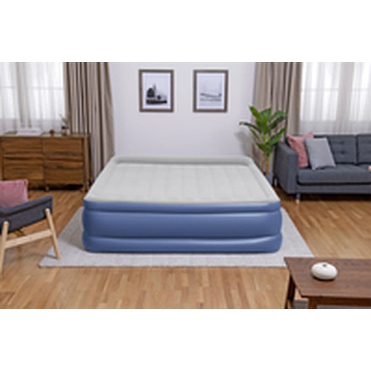 Bestway Doppelbett mit Motor 203x193x56 cm Aufblasbar und Camping 67692 - Thumbnail 5