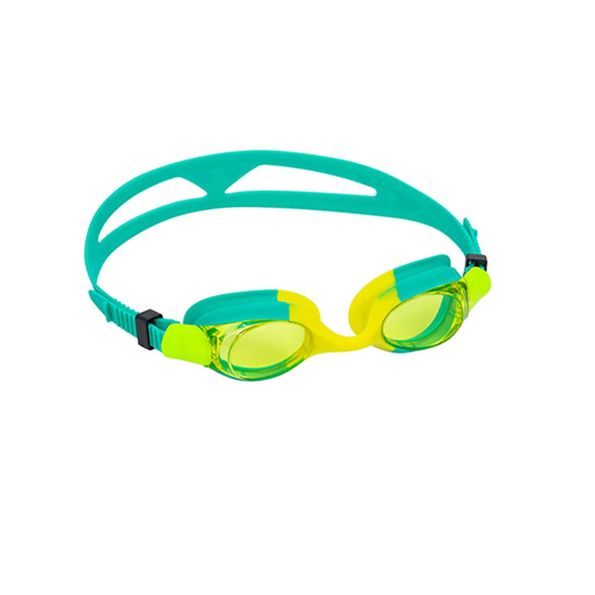 Bestway Silikon-Schwimmbrille Erwachsene, Anti-Fog, verschiedene Farben +14 Jahre Strand und Pool 21051 - Thumbnail 3