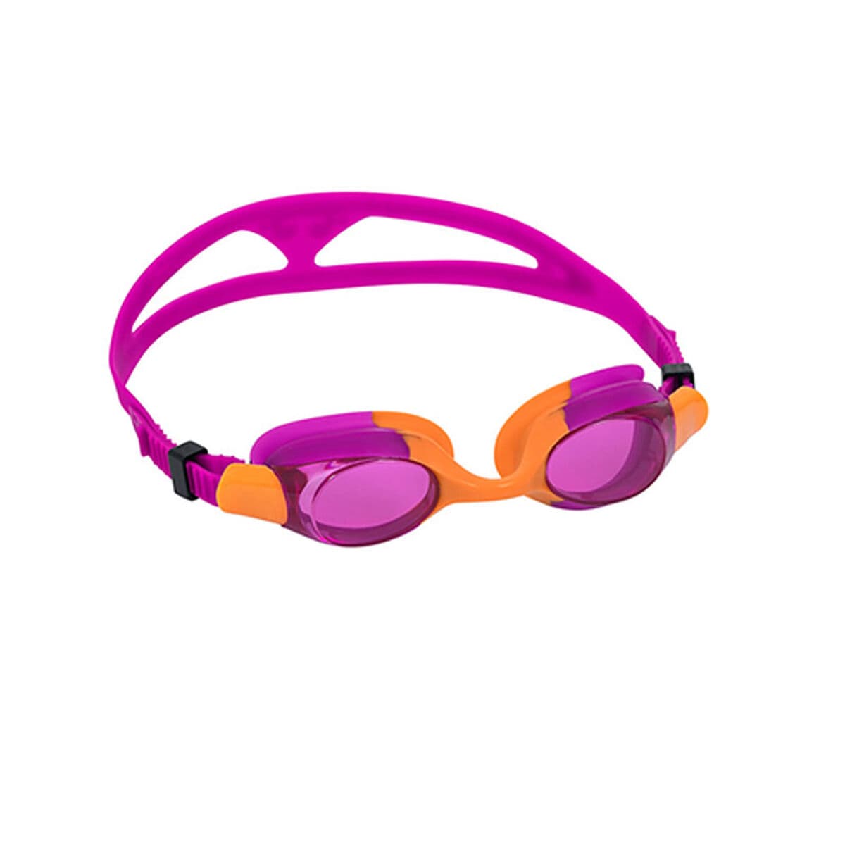 Bestway Silikon-Schwimmbrille Erwachsene, Anti-Fog, verschiedene Farben +14 Jahre Strand und Pool 21051 - Thumbnail 4