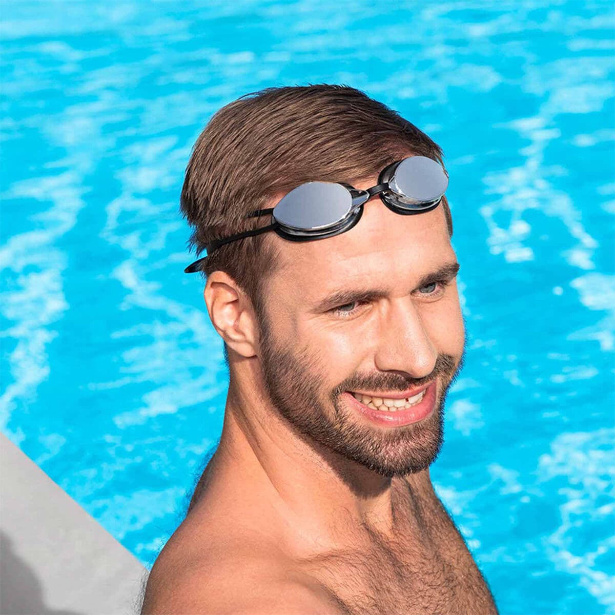 Bestway Kinder-Schwimmbrille Silikonband Farbmix +3 Jahre Strand und Pool 21062 - Thumbnail 7