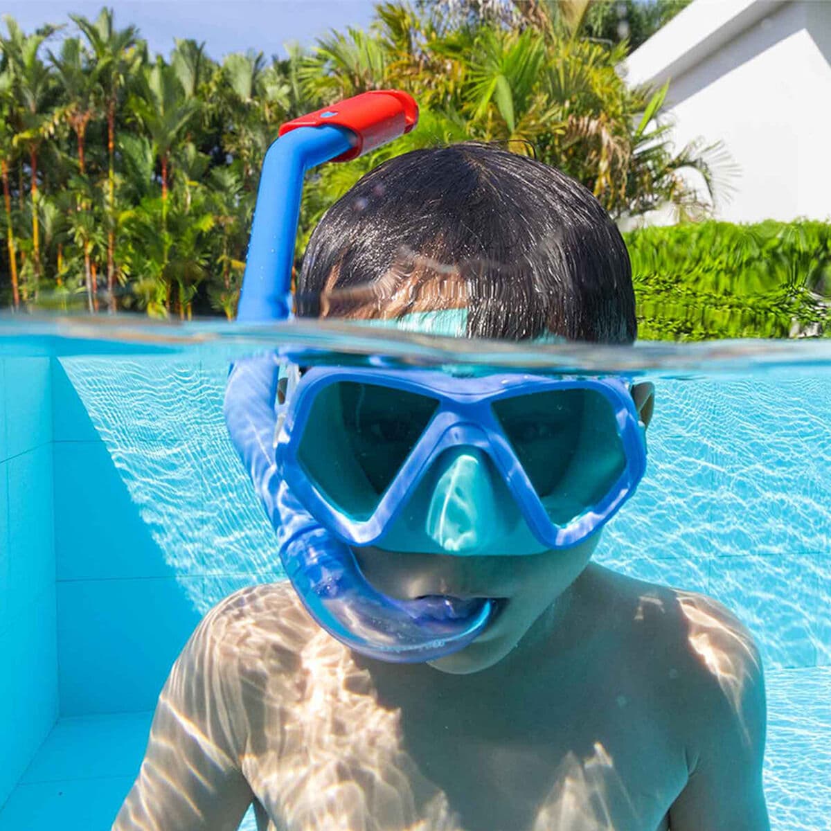 Bestway Set Maske und Schlauch Kinder Anatomischer Riemen Sortierte Farbe +3 Jahre Strand und Pool 24018 - Thumbnail 6