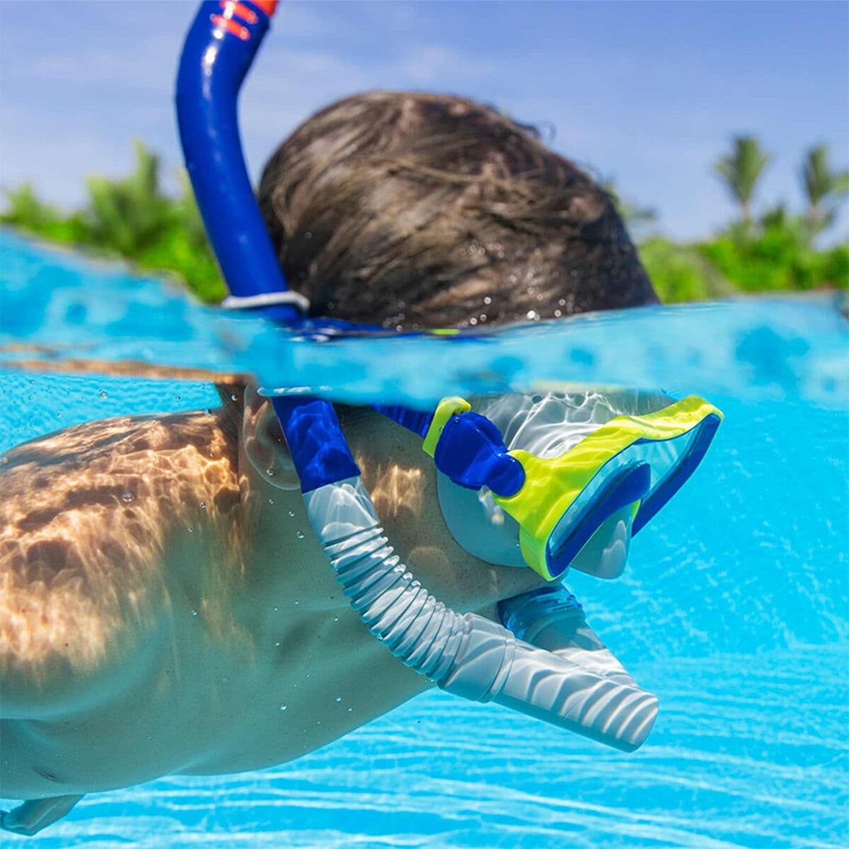 Bestway Set Maske und Schlauch Erwachsene Ablaufventil Farbmix +14 Jahre Strand und Pool 24021 - Thumbnail 6