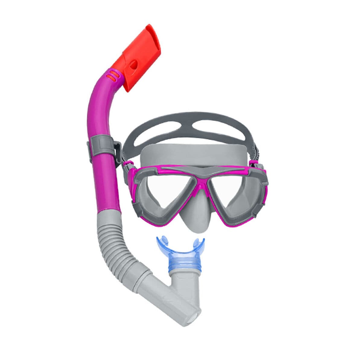 Bestway Set Kindermaske und -Schlauch anatomisches Band Sortierte Farben +3 Jahre Strand und Pool 24023 - Thumbnail 2