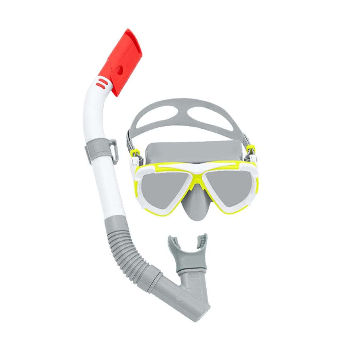 Bestway Set Maske und Schlauch Junior Anatomischer Riemen Farbmix +7 Jahre Strand und Pool 24035 - Thumbnail 2