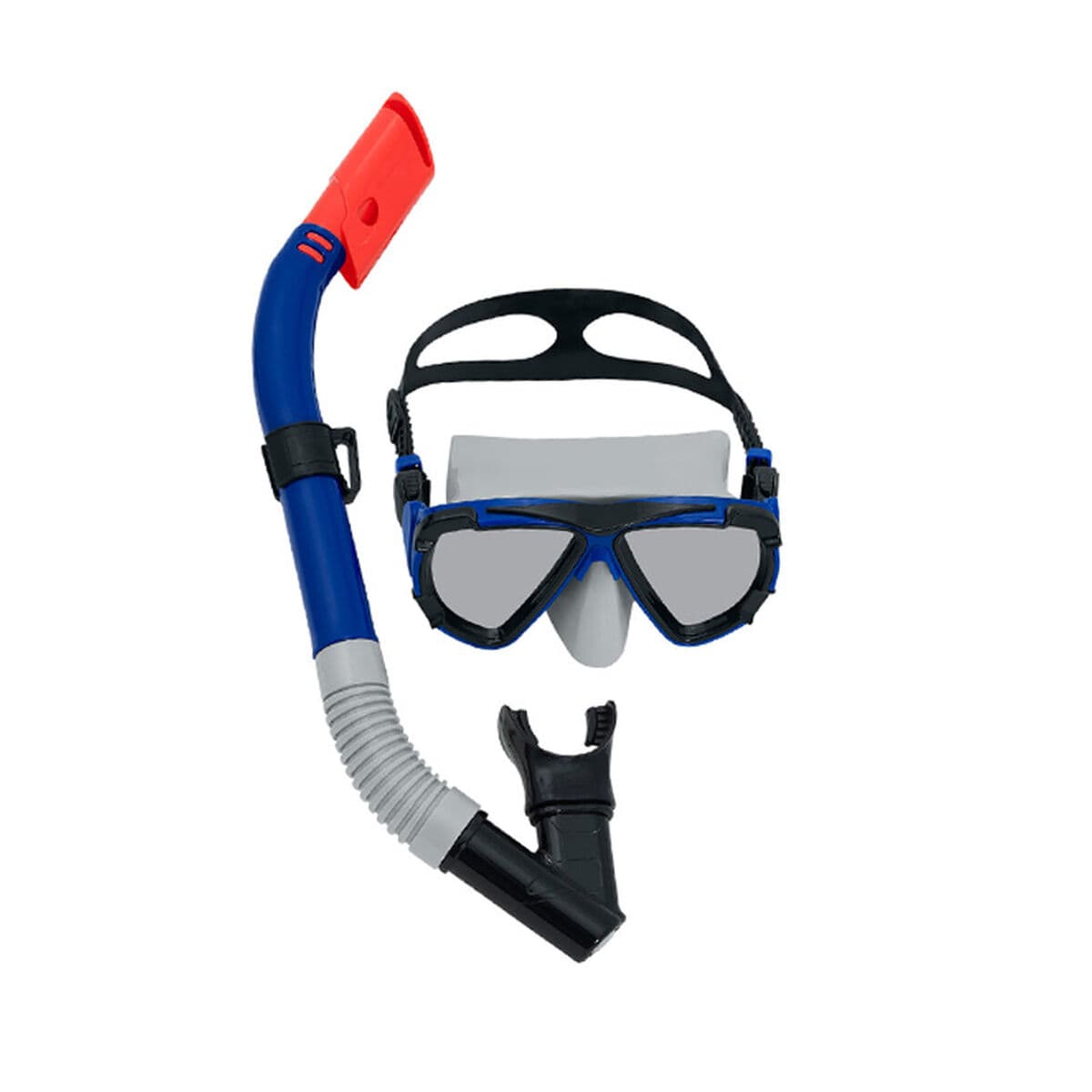 Bestway Set Maske und Schlauch Junior Anatomischer Riemen Farbmix +7 Jahre Strand und Pool 24035 - Thumbnail 3