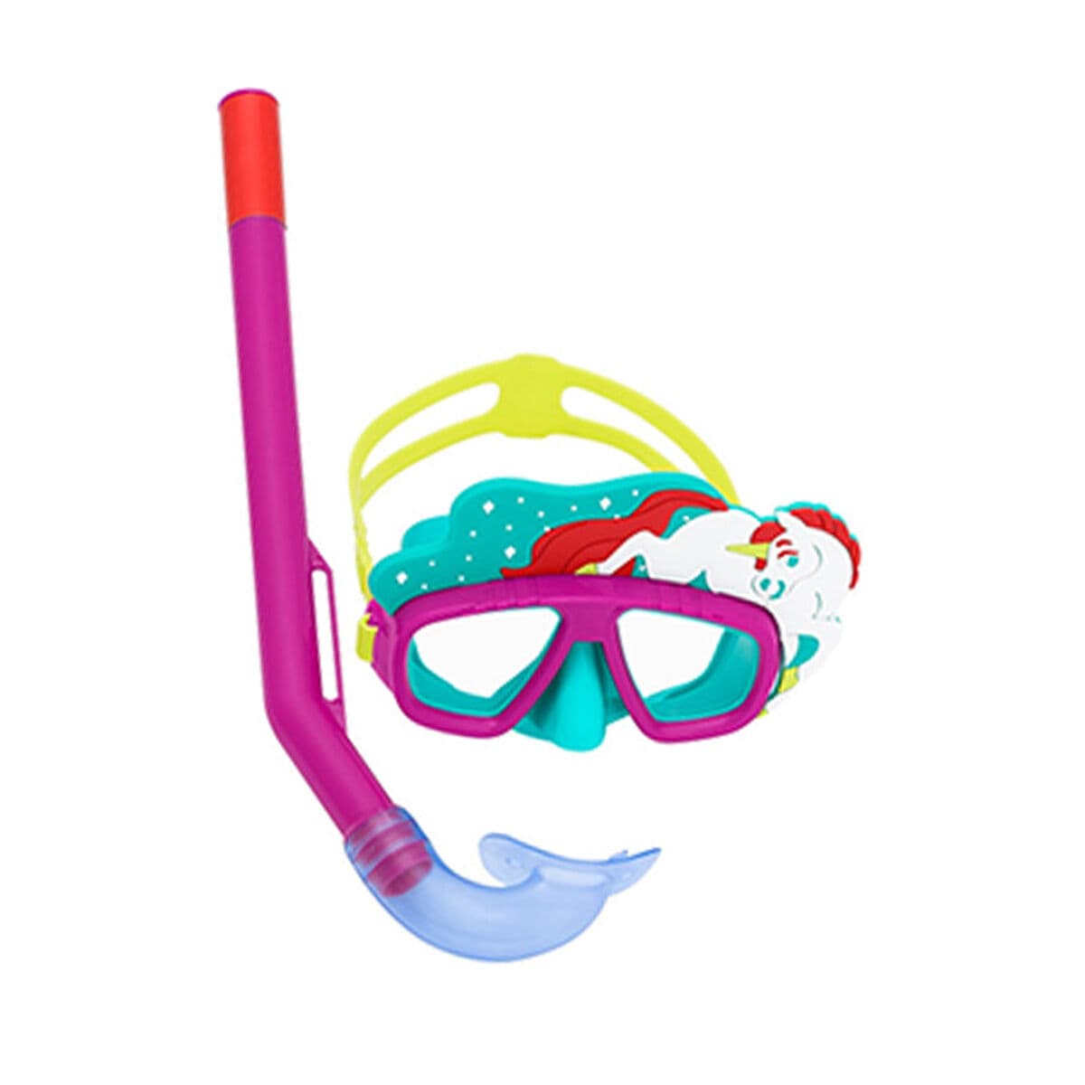 Bestway Set Maske und Rohr Erwachsener Auslassventil Sortierte Farben +14 Jahre Strand und Pool 24053 - Thumbnail 4