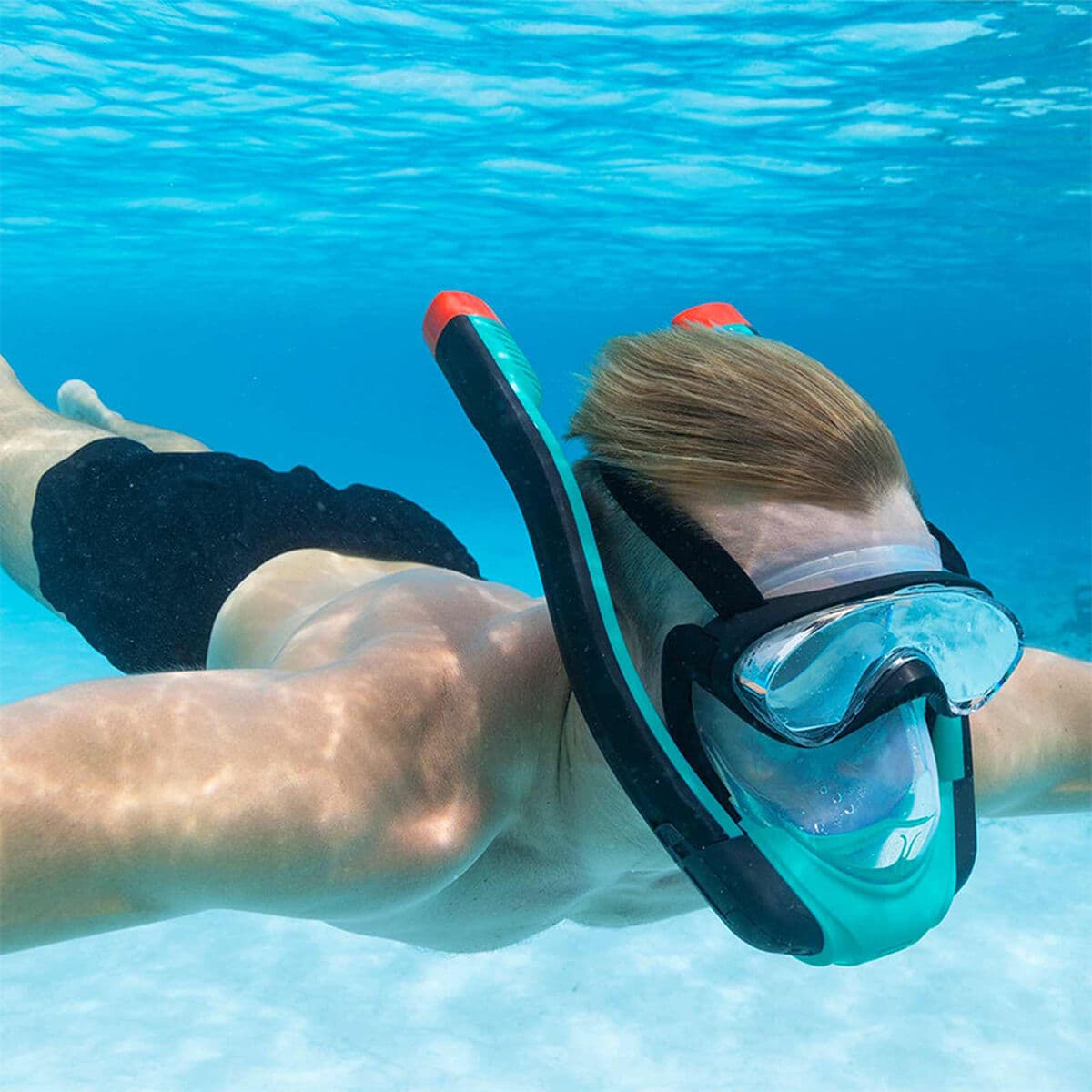Bestway Schnorchel Doppelschlauch Ausblasventil Anti-Beschlag L/XL +12 Jahre Strand und Pool 24058 - Thumbnail 4