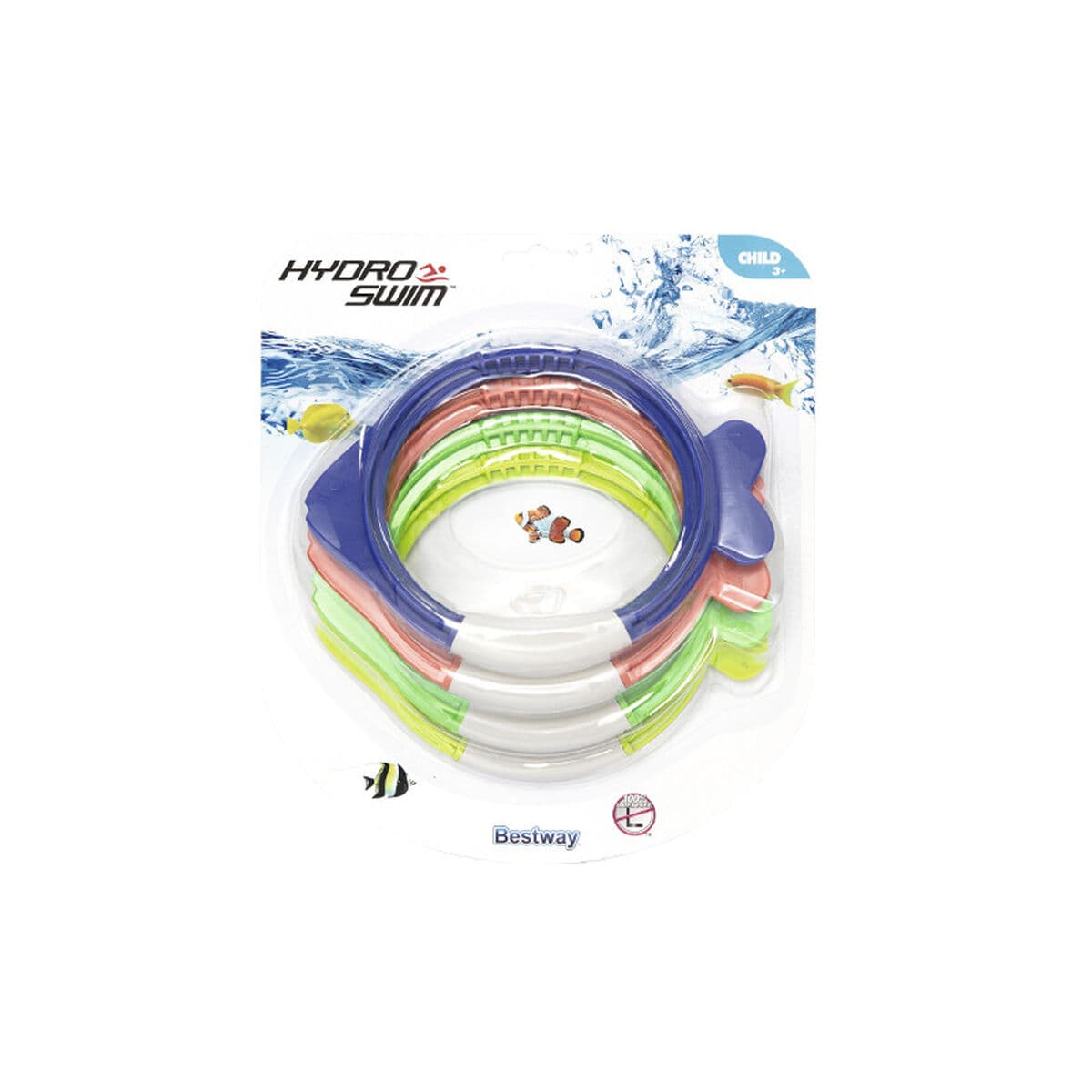 Bestway Set Schnorchel Junior Auslassventil 37-41 +7 Jahre Strand und Pool 25046 - Thumbnail 2