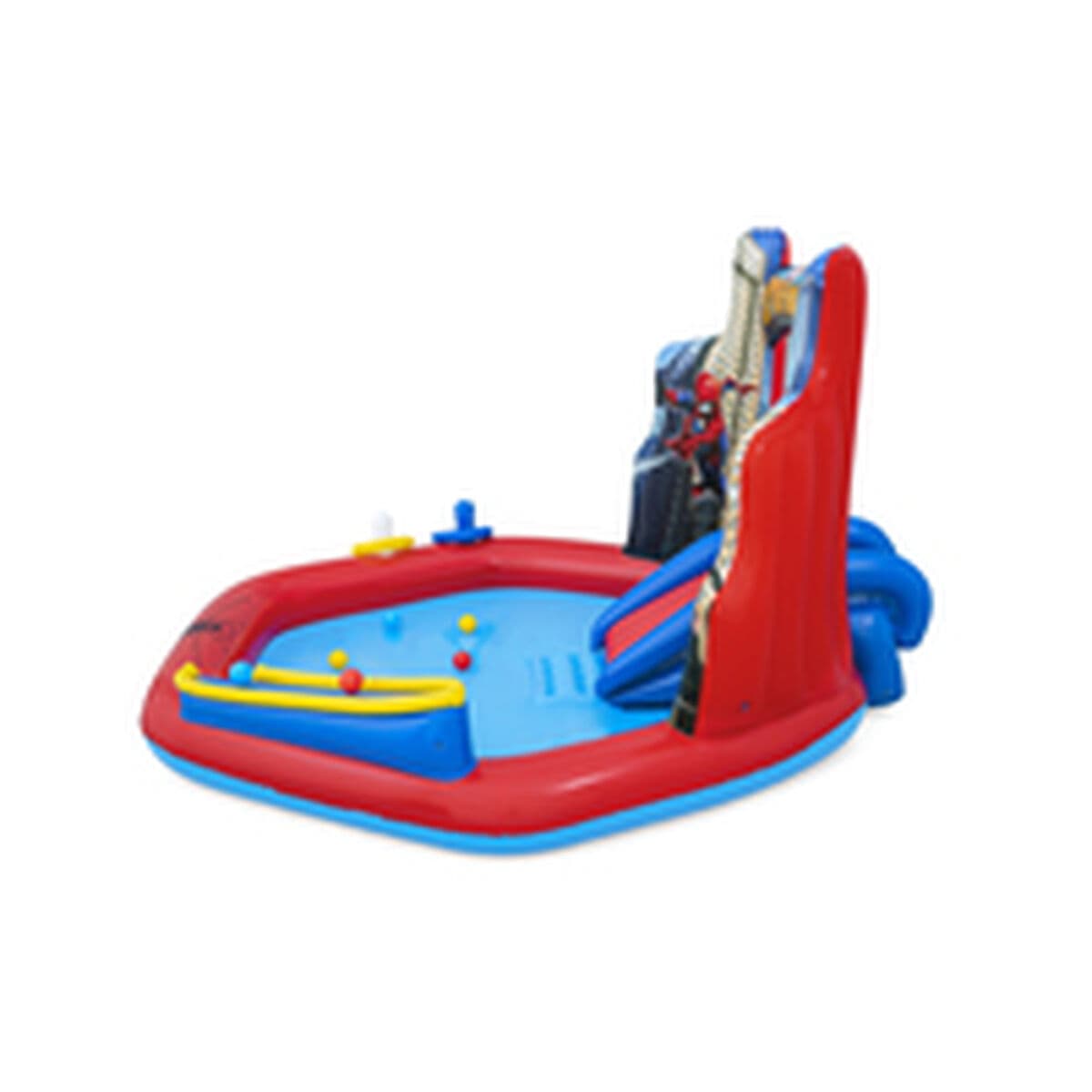 Bestway Aufblasbarer Spielplatz Pool Spiderman 211x206x127 cm +2 Jahre Garten 98793 - Thumbnail 6