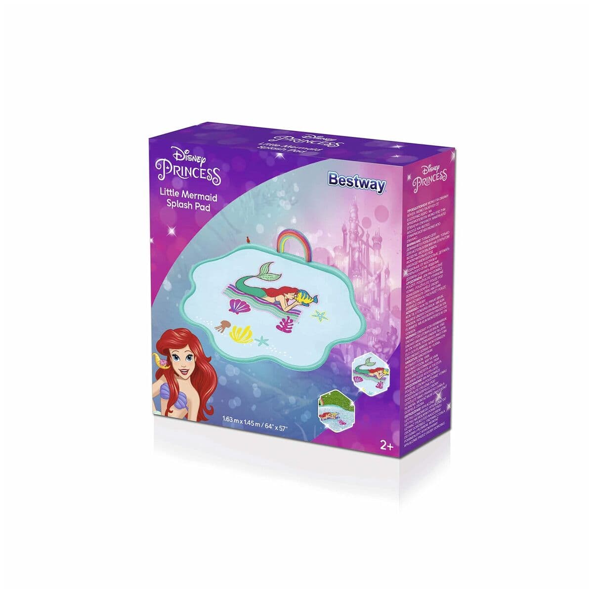 Bestway Sprinklerpool Meerjungfrau 163x145 cm +2 Jahre Garten 09107 - Thumbnail 5