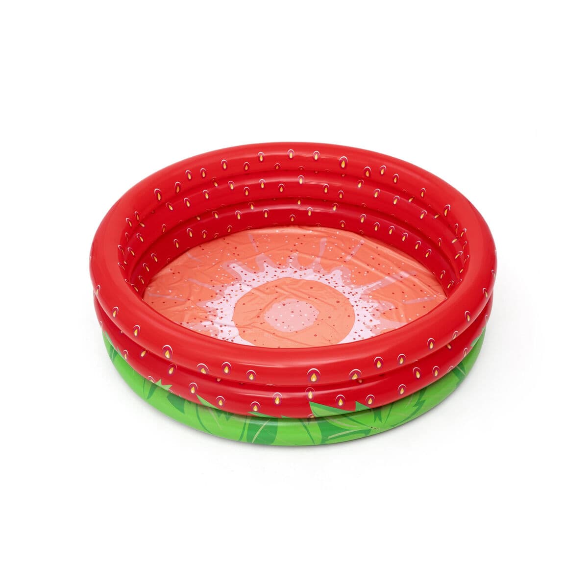 Bestway Aufblasbares Kinderbecken 3 Ringe Erdbeere 168x38 cm +2 Jahre Garten 51145 - Thumbnail 7