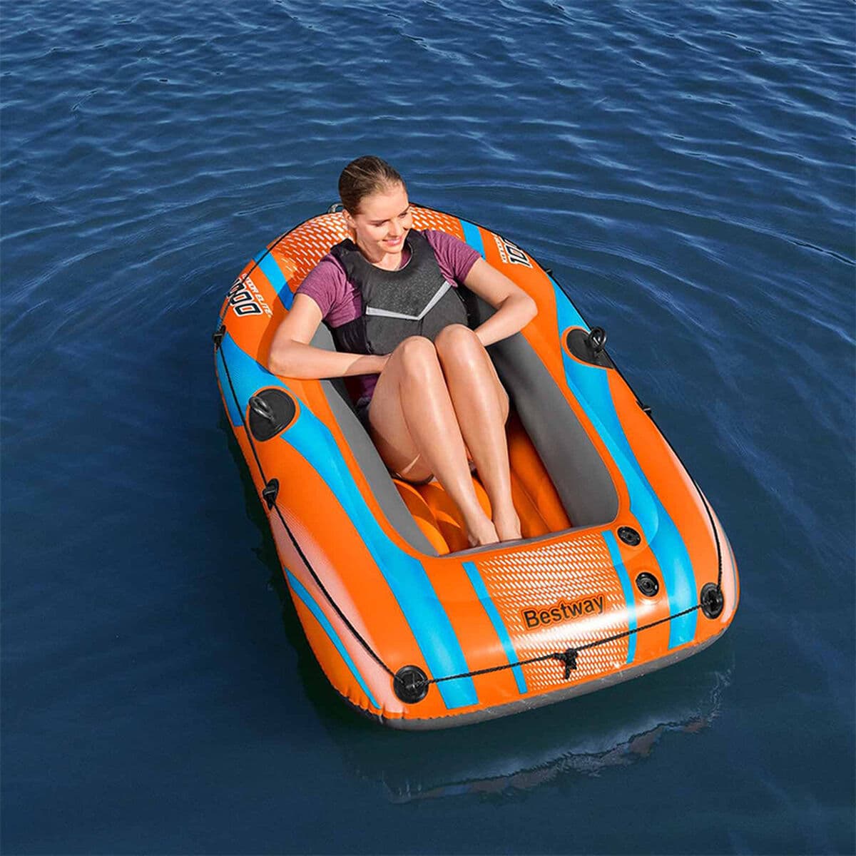 Bestway Barca Kondor Elite 1000 162x96x29 cm Freizeit 61135 - Thumbnail 3