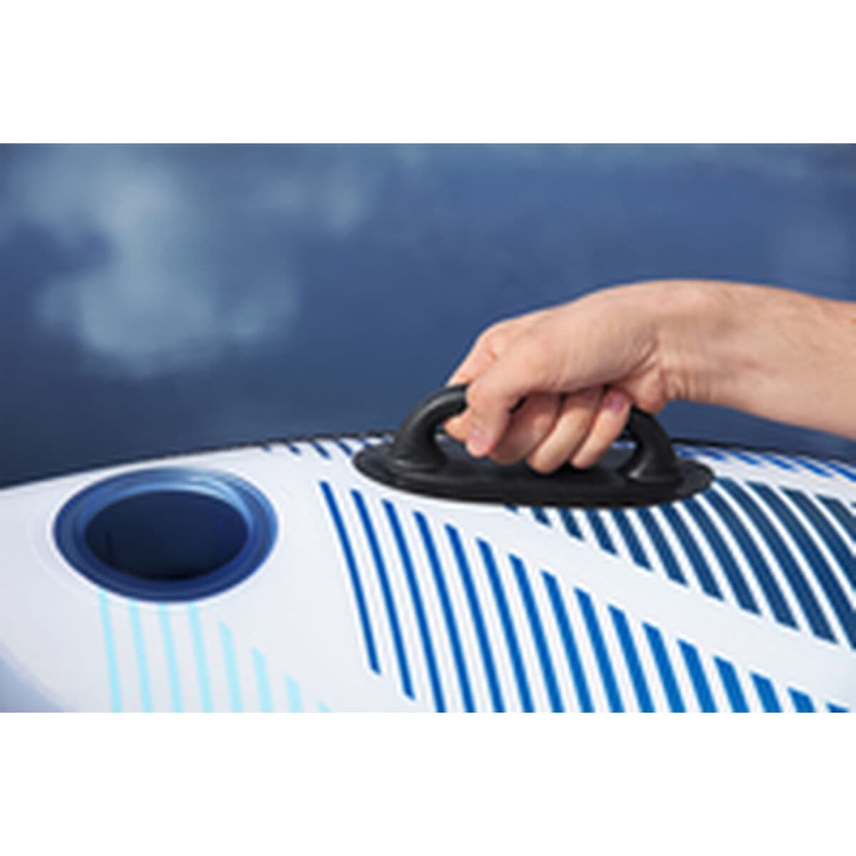 Bestway Aufblasbares Rad mit Griffen Rapid Rider D135 cm Strand und Pool 43116 - Thumbnail 6