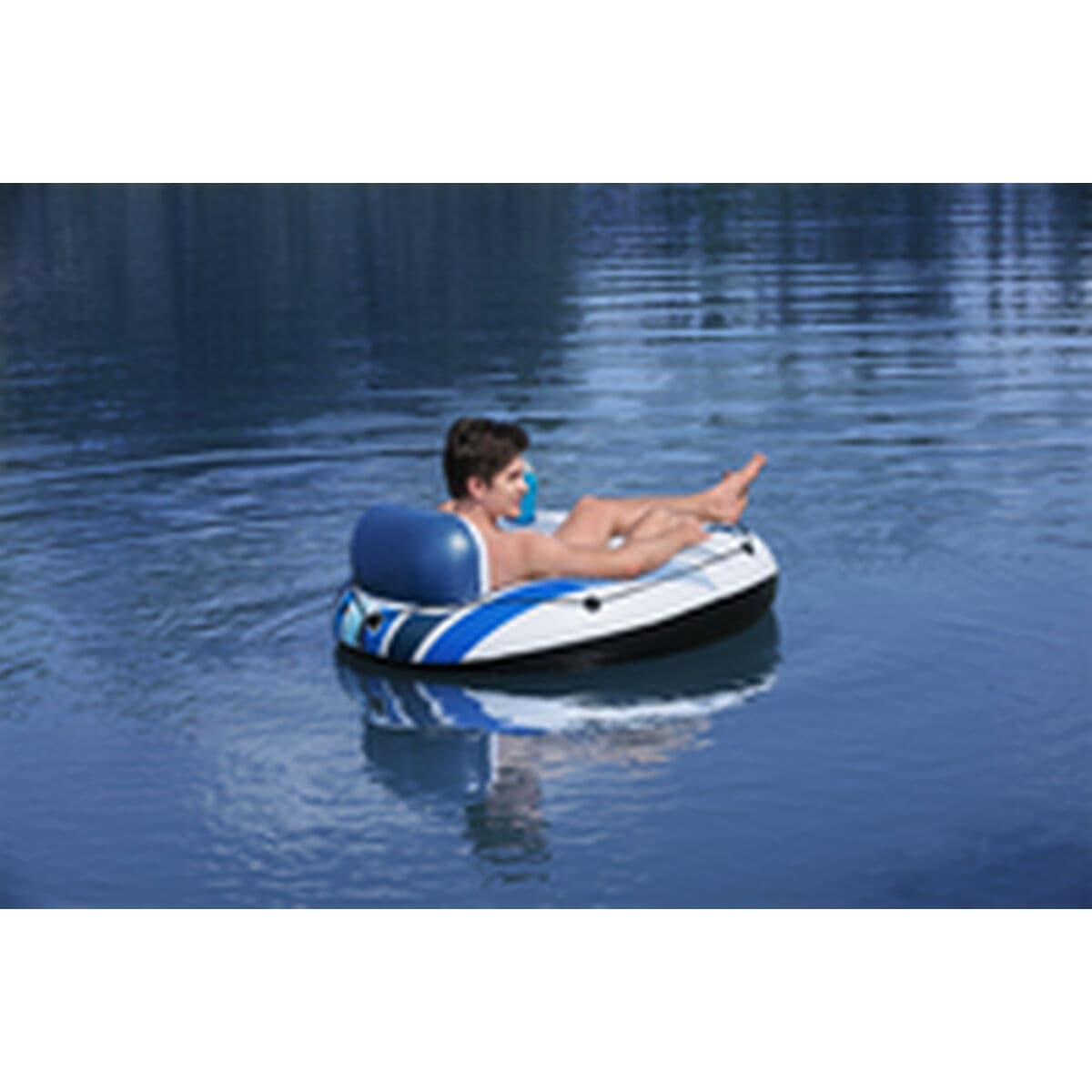 Bestway Aufblasbares Rad mit Griffen Rapid Rider D135 cm Strand und Pool 43116 - Thumbnail 7