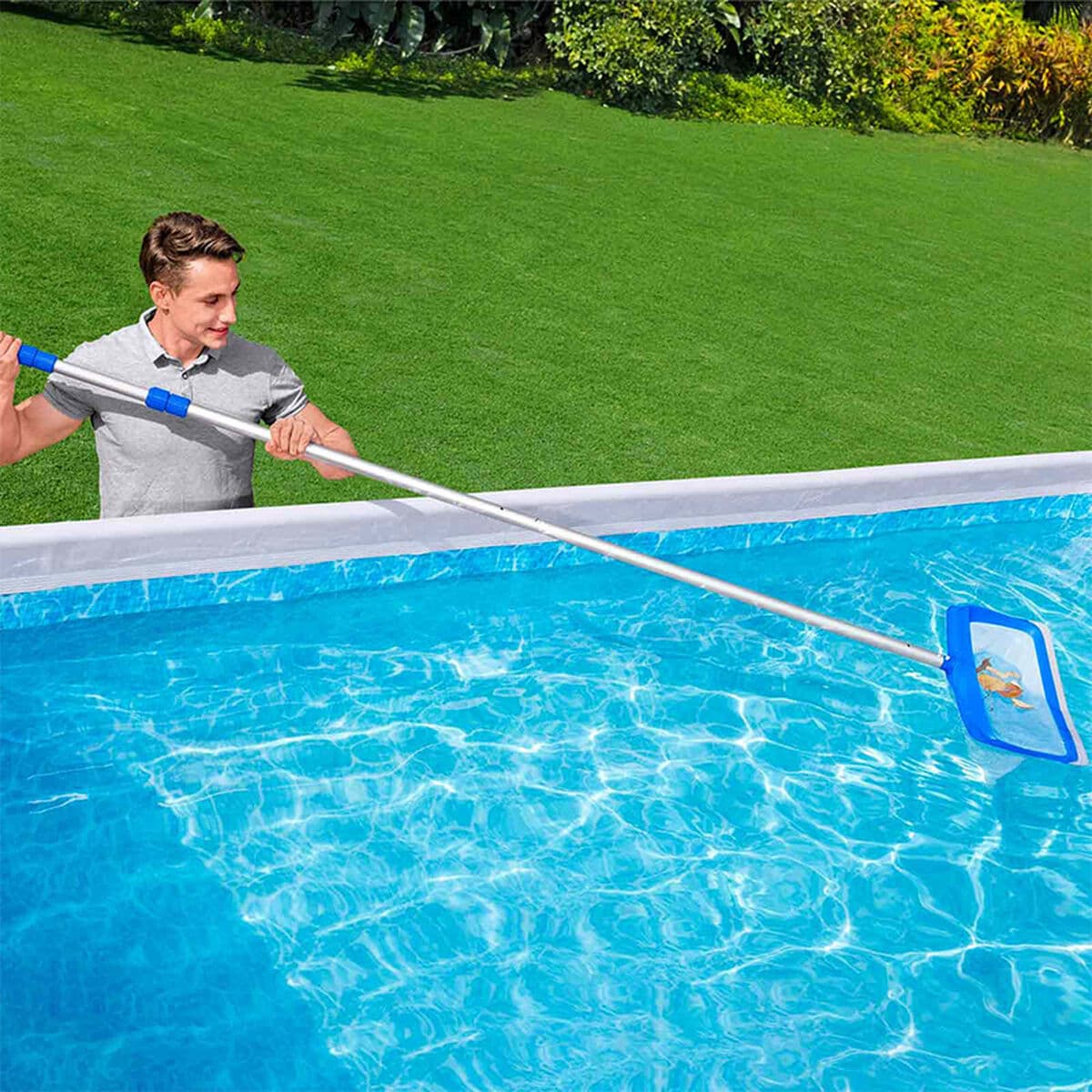 Bestway Aluminiumstange Teleskop Pool 457 cm Retractable Garten 58702 - Thumbnail 3