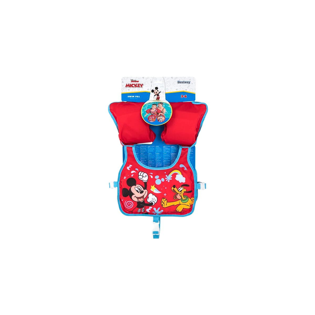 Schwimmbrille Bestway Rot M/L 19-30 kg - Thumbnail 5