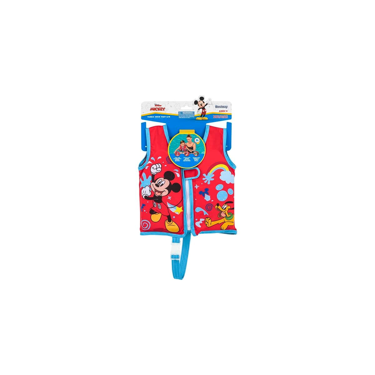 Bestway Weste Disney Mickey Mouse UPF 50+ 51 cm +1 bis 3 Jahre Pool und Strand 09101 - Thumbnail 5