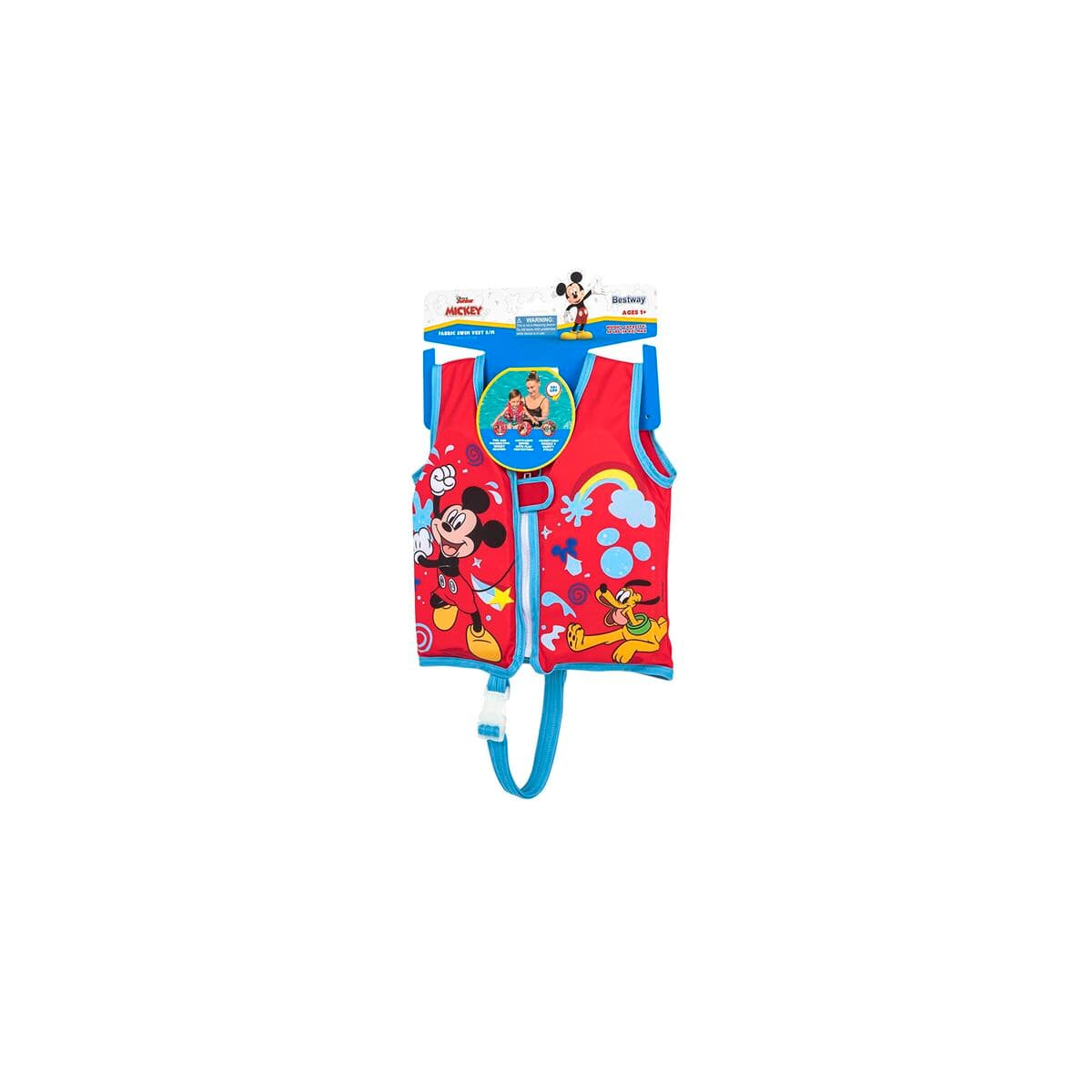 Bestway Weste Disney Mickey Mouse UPF 50+ 51 cm +1 bis 3 Jahre Pool und Strand 09101 - Thumbnail 6