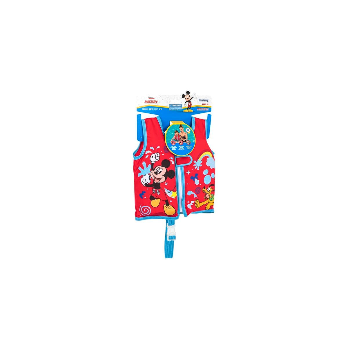 Bestway Weste Disney Mickey Mouse UPF 50+ 51 cm +1 bis 3 Jahre Pool und Strand 09101 - Thumbnail 8
