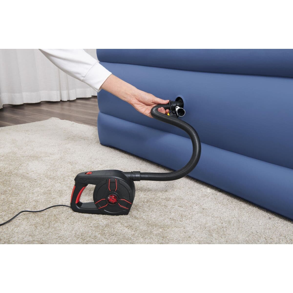 Bestway Elektrische Pumpe Pro 19,8x12,3x12,4 cm 1200 L/min Aufblasbar Camping 62247 - Thumbnail 4