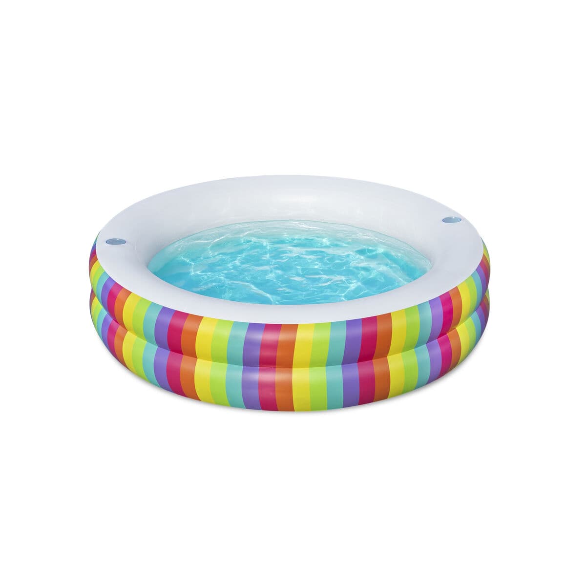 Bestway Kinderpool 2 Ringe Regenbogen 206x206x51 cm +6 Jahre Garten 54443 - Thumbnail 8