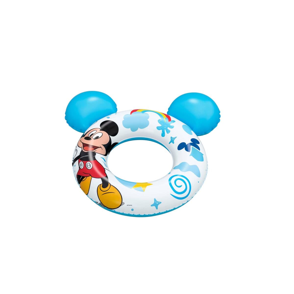 Bestway Schwimmring Disney Mickey Mouse Mit Ohren 74x76 cm +3 bis 6 Jahre Pool und Strand 09109 - Thumbnail 6