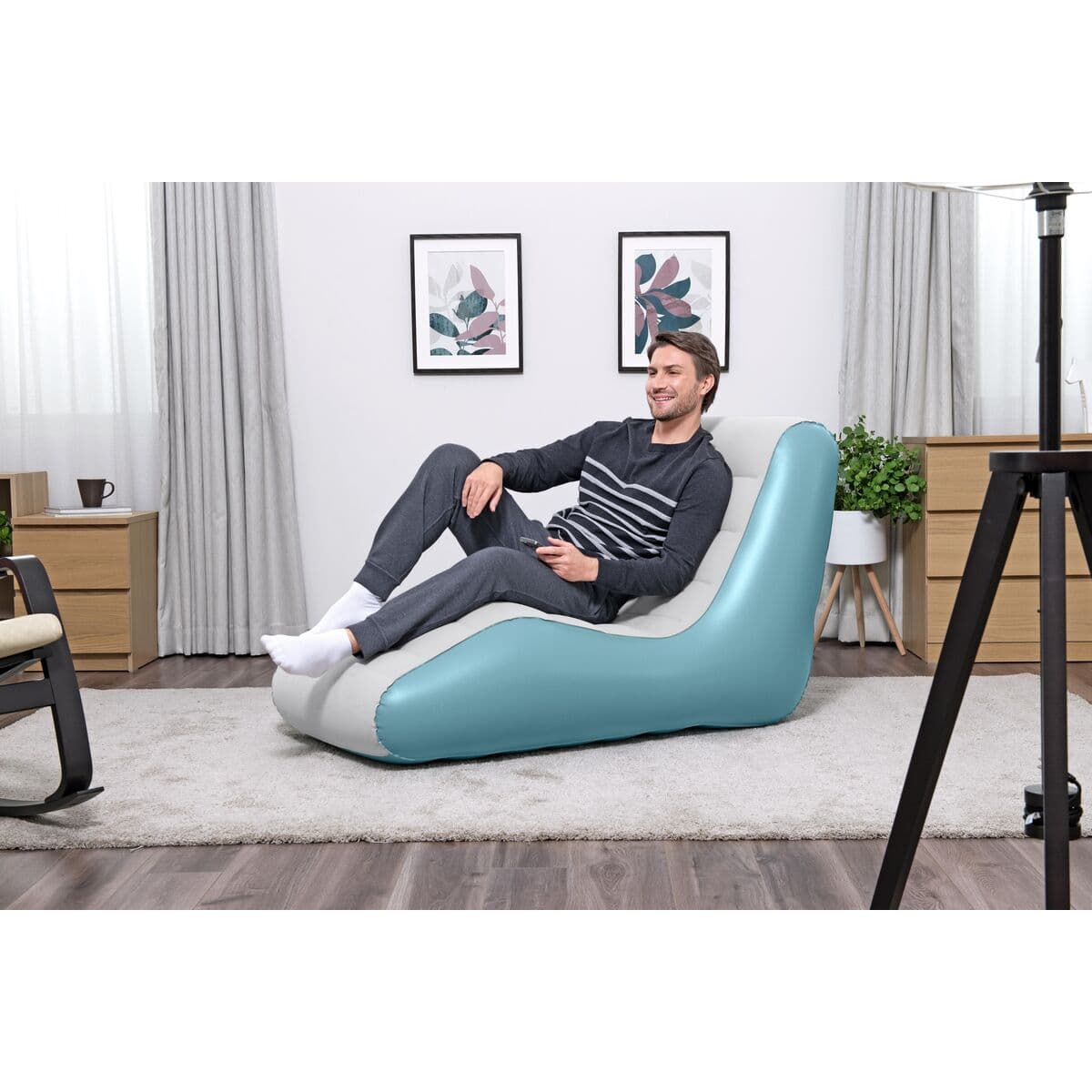 Bestway Sessel Aufblasbar Luxury 133x79x88 cm Innen 75127 - Thumbnail 5