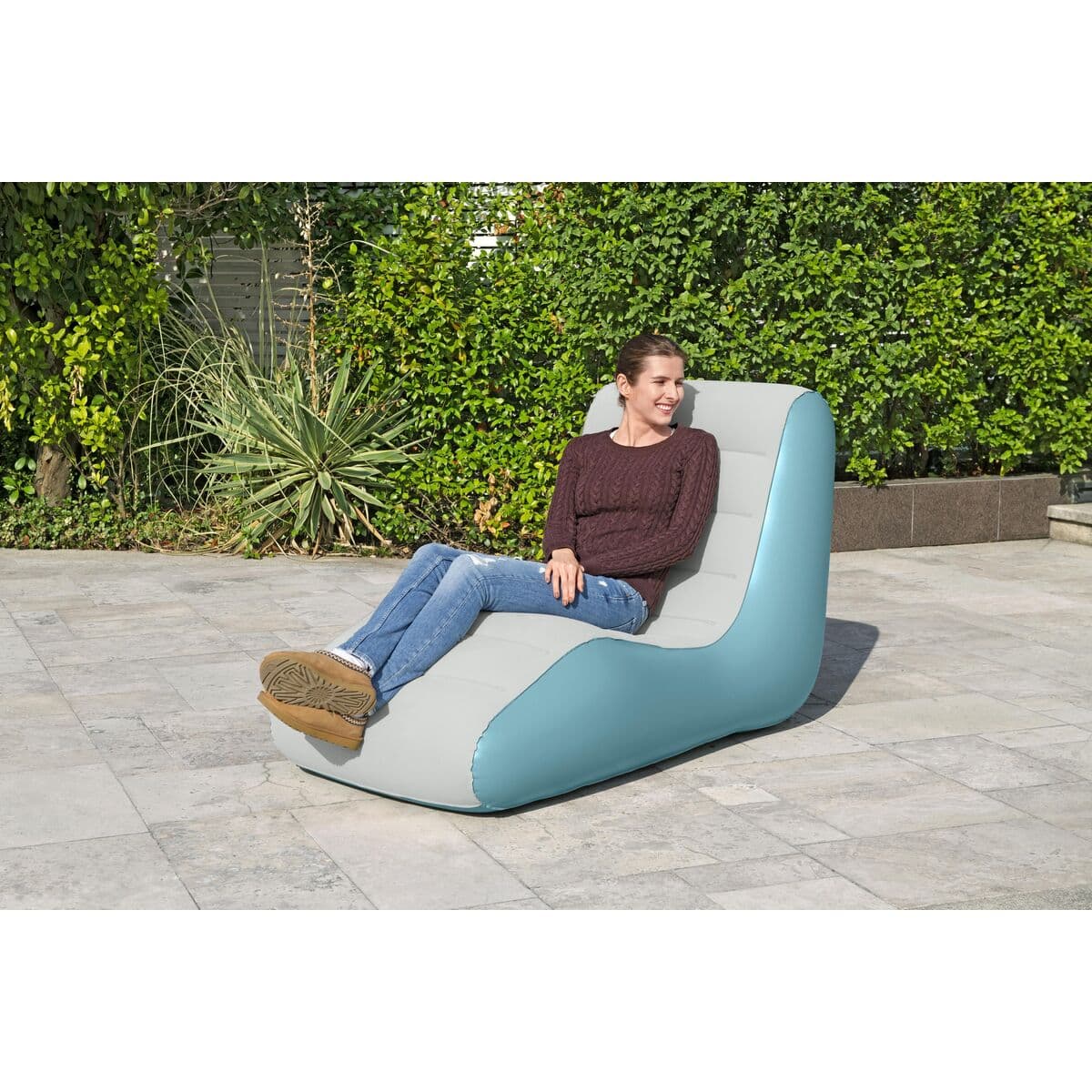 Bestway Sessel Aufblasbar Luxury 133x79x88 cm Innen 75127 - Thumbnail 6
