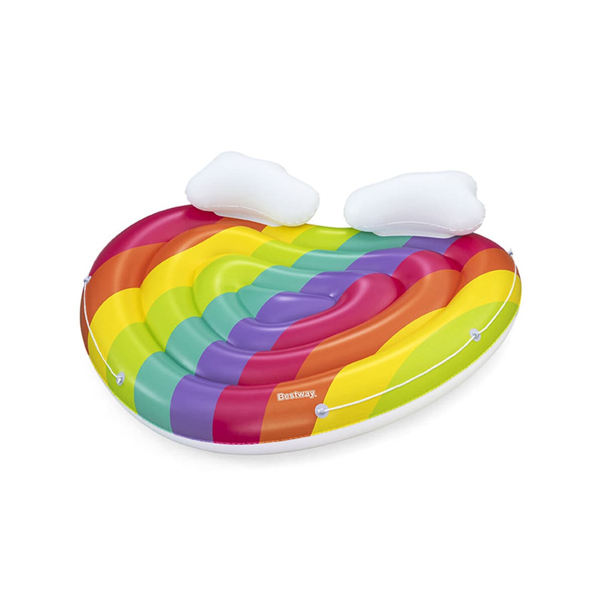 Bestway Aufblasbare Regenbogeninsel 175x163 cm Strand und Pool 43722 — Bild 1
