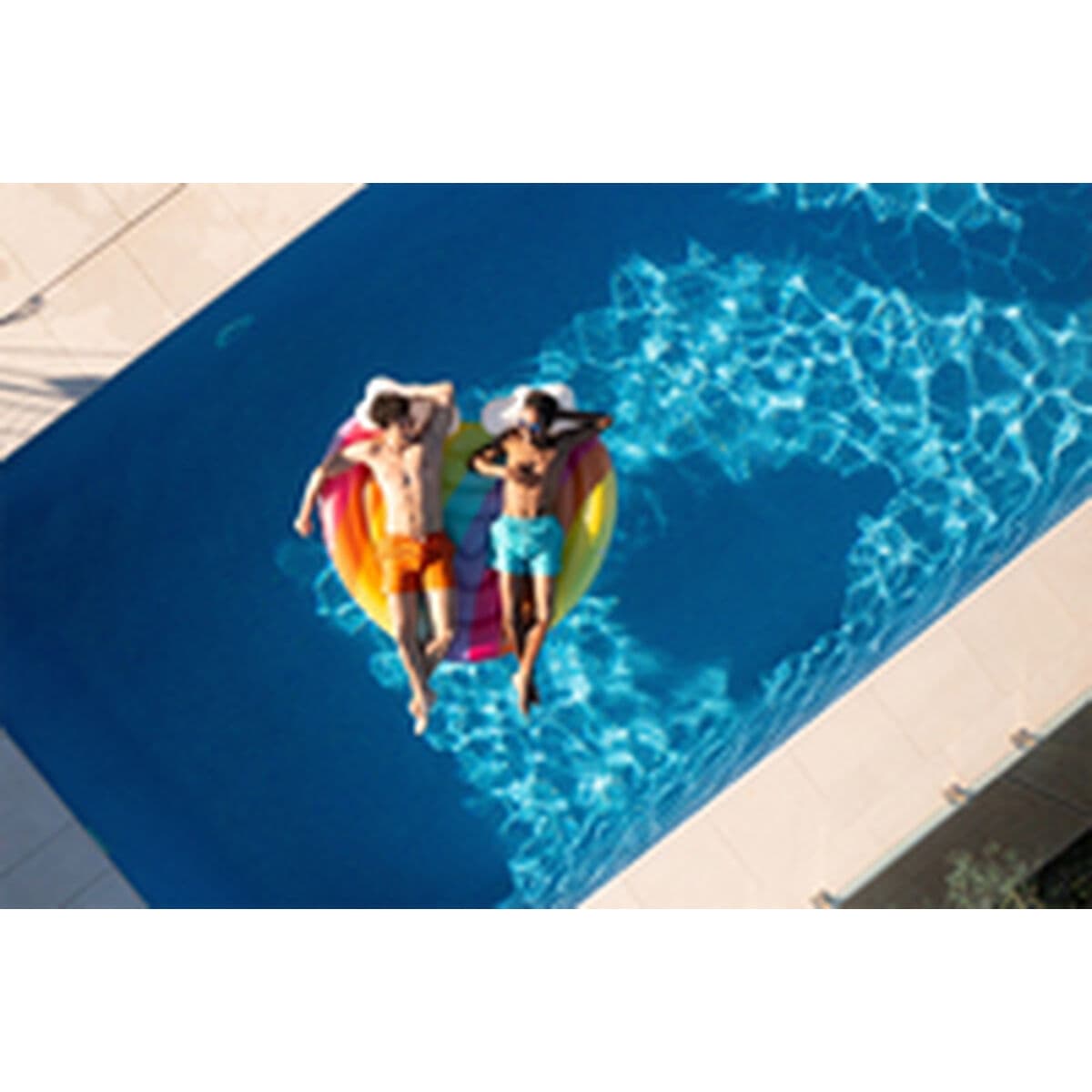 Bestway Aufblasbare Regenbogeninsel 175x163 cm Strand und Pool 43722 - Thumbnail 7