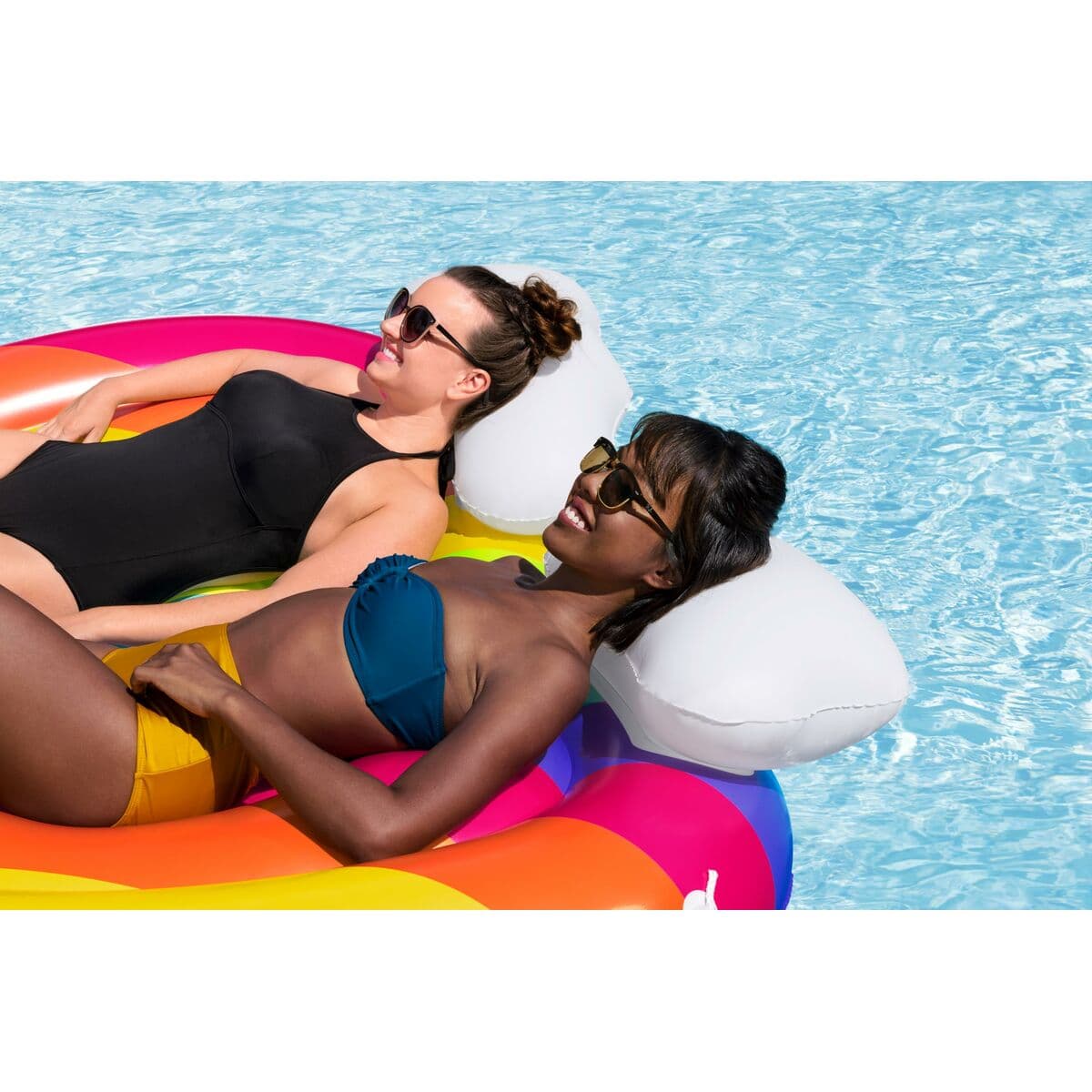 Bestway Aufblasbare Regenbogeninsel 175x163 cm Strand und Pool 43722 - Thumbnail 6