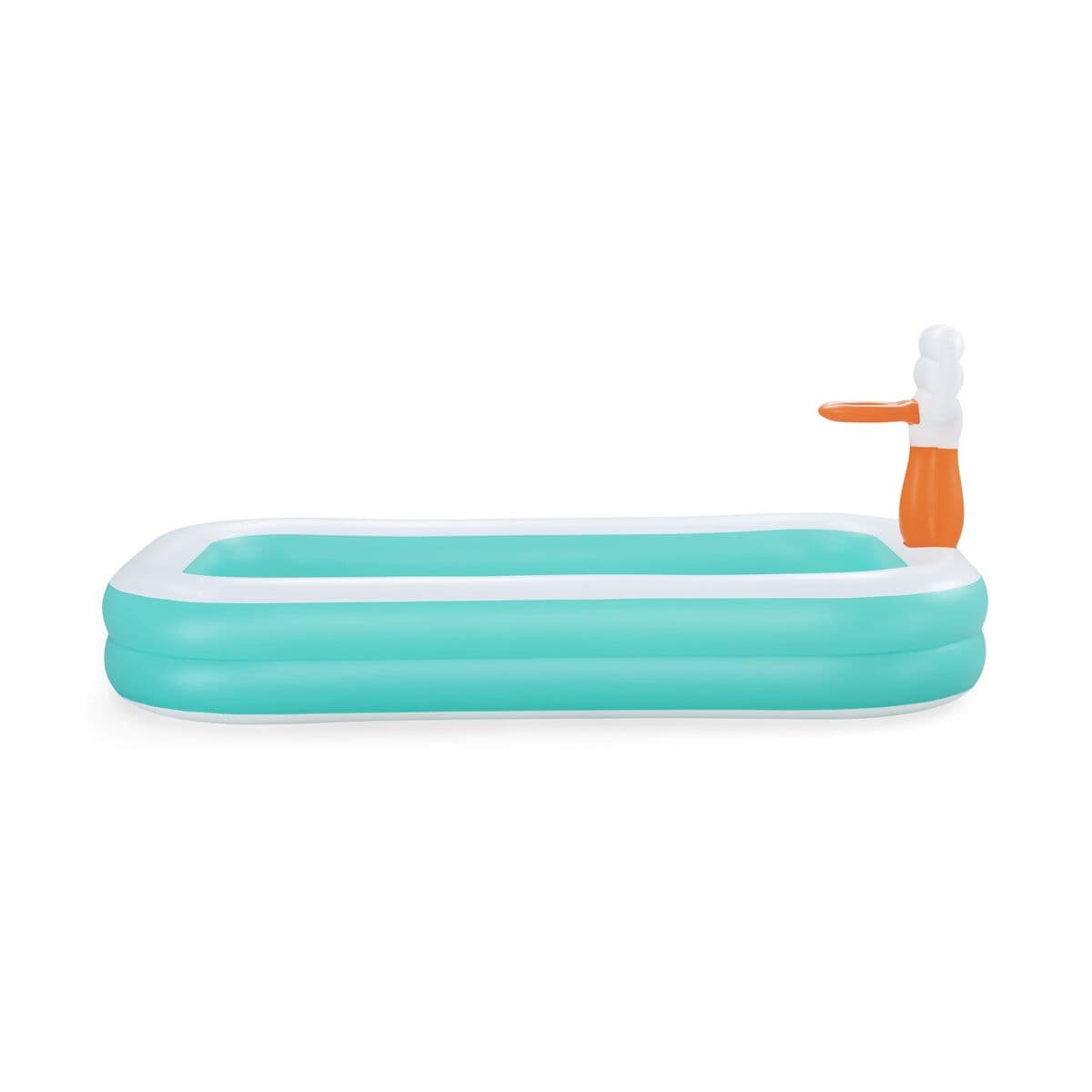 Bestway Kinderpool Aufblasbar Basketballspiel 251x168x102 cm +3 Jahre Garten 54445 - Thumbnail 2