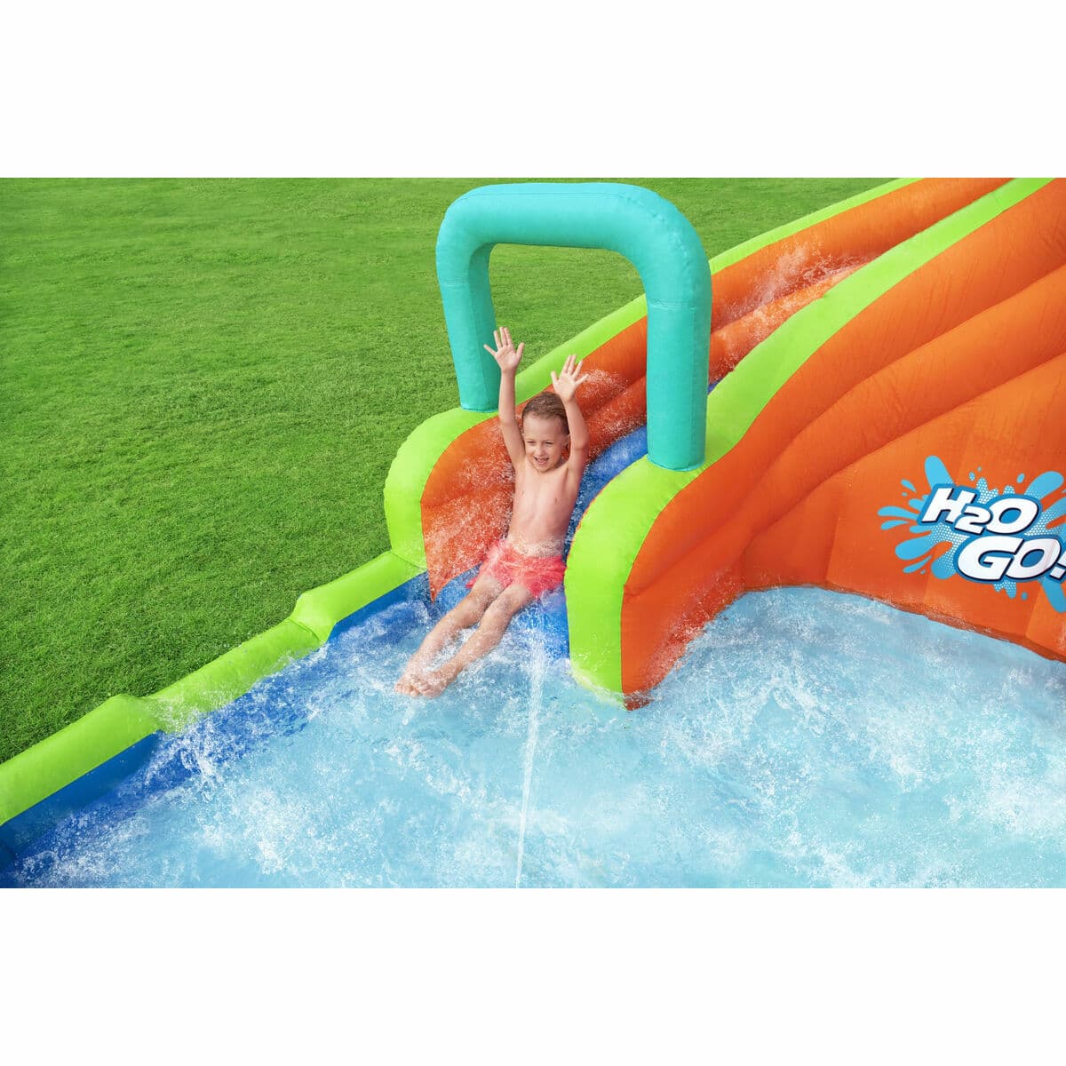 Bestway Aufblasbares Wasserpark 365x320x240 cm + 5 Jahre Garten 53408 - Thumbnail 7