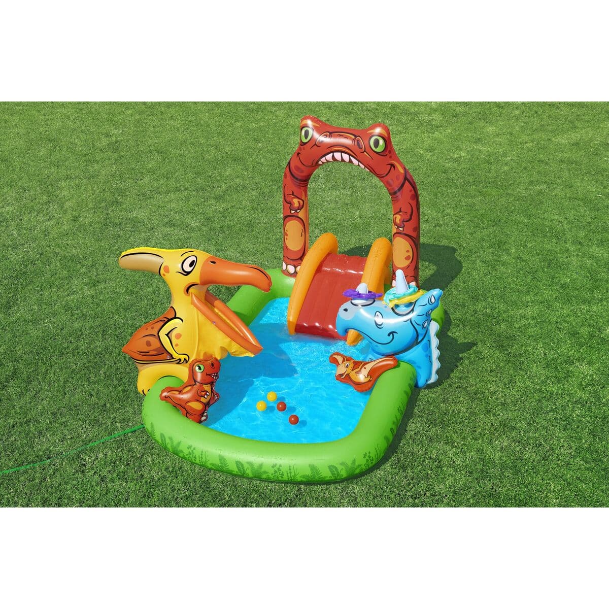 Bestway Aufblasbares Dinosaurier Spielpool 241x140x137 cm +3-6 Jahre Garten 53160 - Thumbnail 6