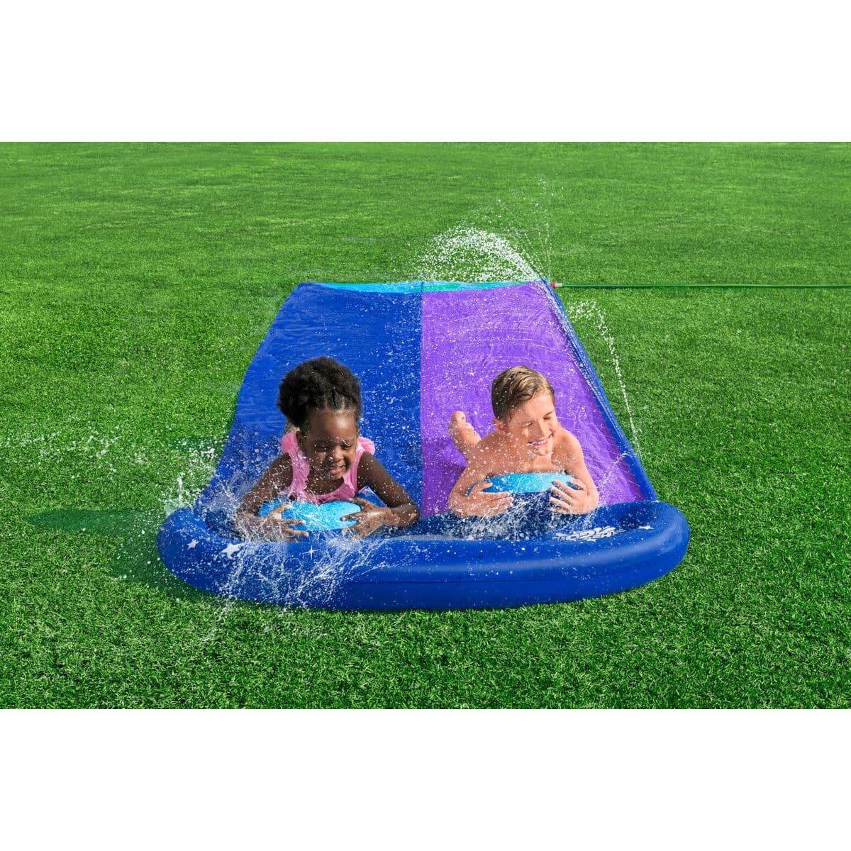 Bestway Rutschbahn mit Doppelsprung Rampe 488x138 cm +3 Jahre Garten 52364 - Thumbnail 6
