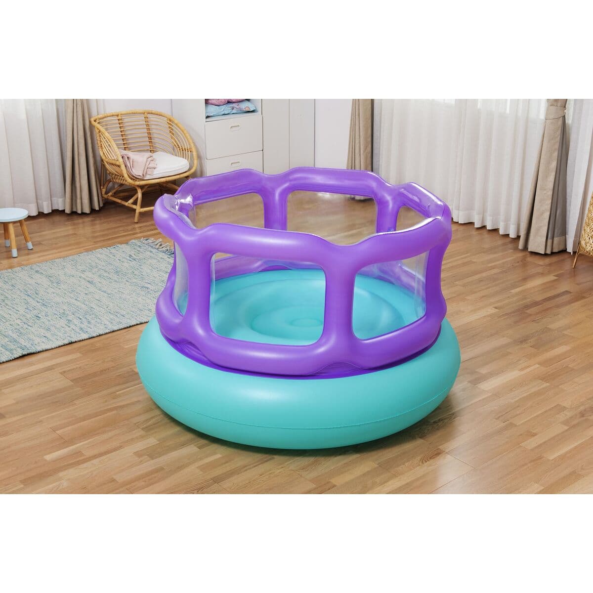 Bestway Hüpfburg Spiel mit Bällen 152x152x84 cm +3 Jahre Innen & Garten 52646 - Thumbnail 3