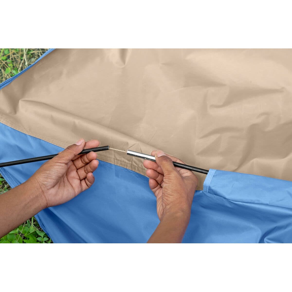 Bestway Zelt Polyester Fiberglas 200x100x100 cm Aufblasbar und Camping 68001 - Thumbnail 7