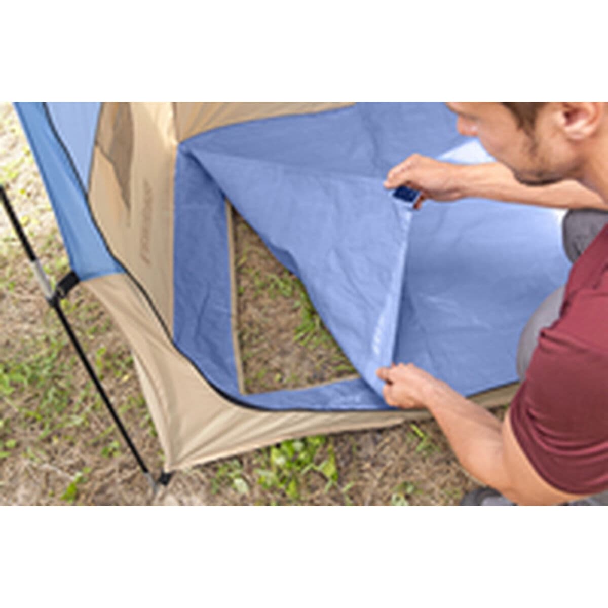 Bestway Zelt Glasfaser Faser 110x110x190 cm Camping 68002 - Thumbnail 6