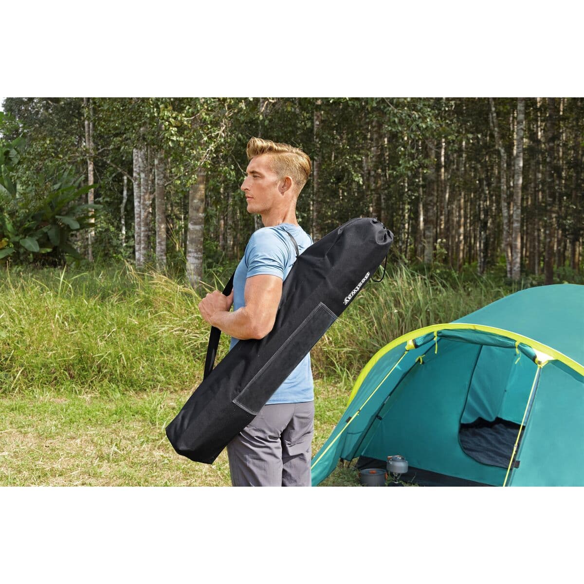 Bestway Aluminiumbett Max. 110 kg 190x64x42 cm Camping 68065 - Thumbnail 4