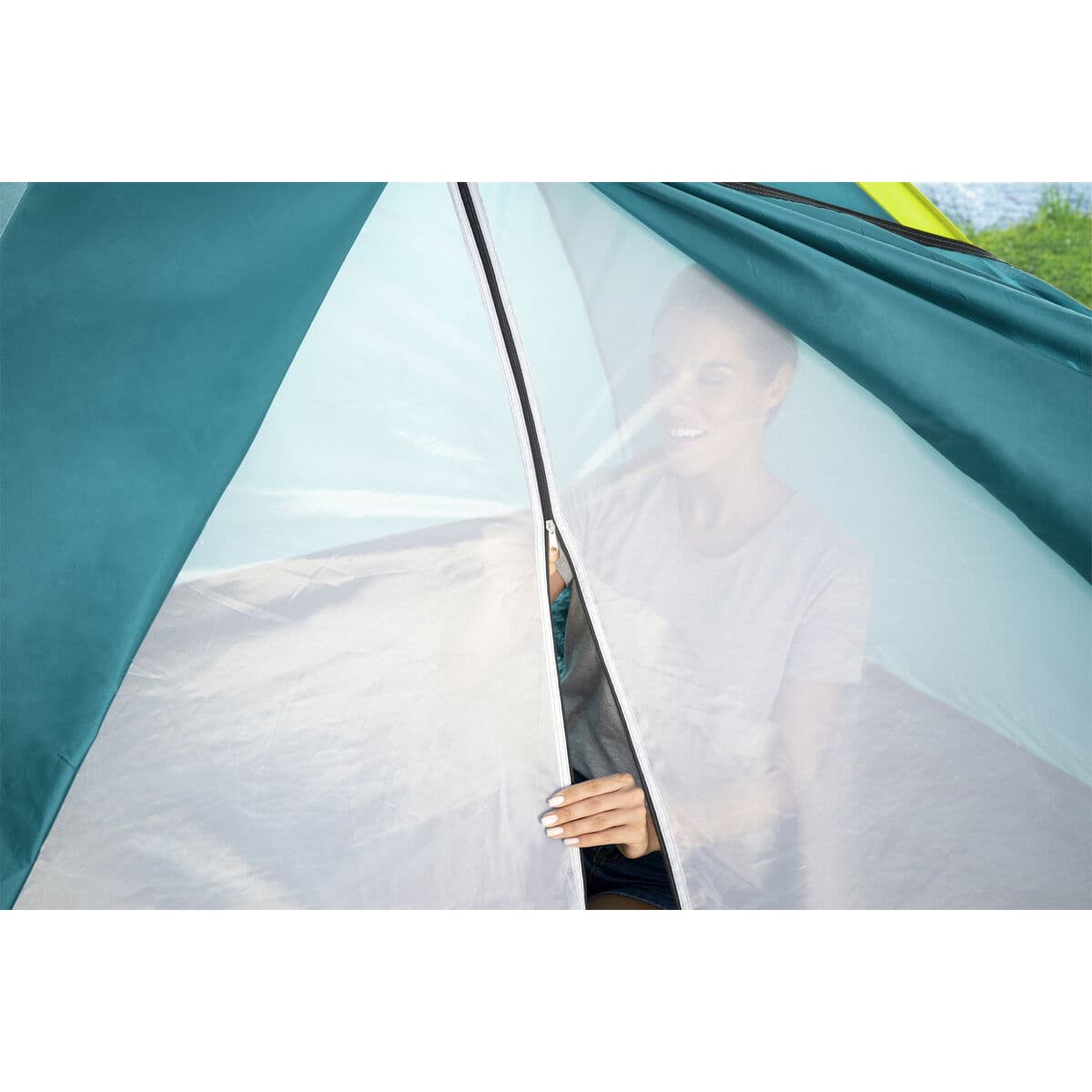 Bestway Zelt Polyester Glasfaser 205x145x100 cm Camping 68084 - Thumbnail 8